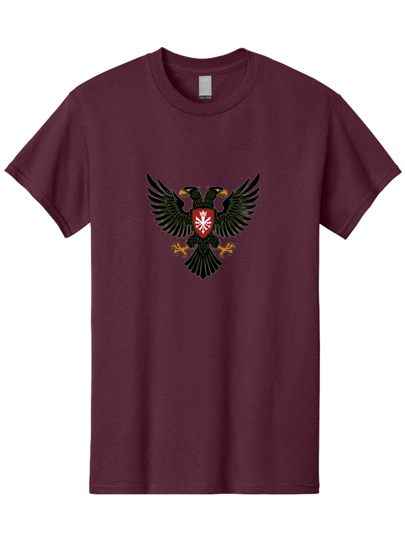 Double-Headed-Eagle-2 Men'S Graphic Tee, 100% Cotton, Comfortable Casual Summer Wear, Machine Washable, Vintage Camera, Old Camera, Antique Camera, Black Camera, Classic Photography, Photography Equipment, Nostalgic Device, Film Camera, Bag406
