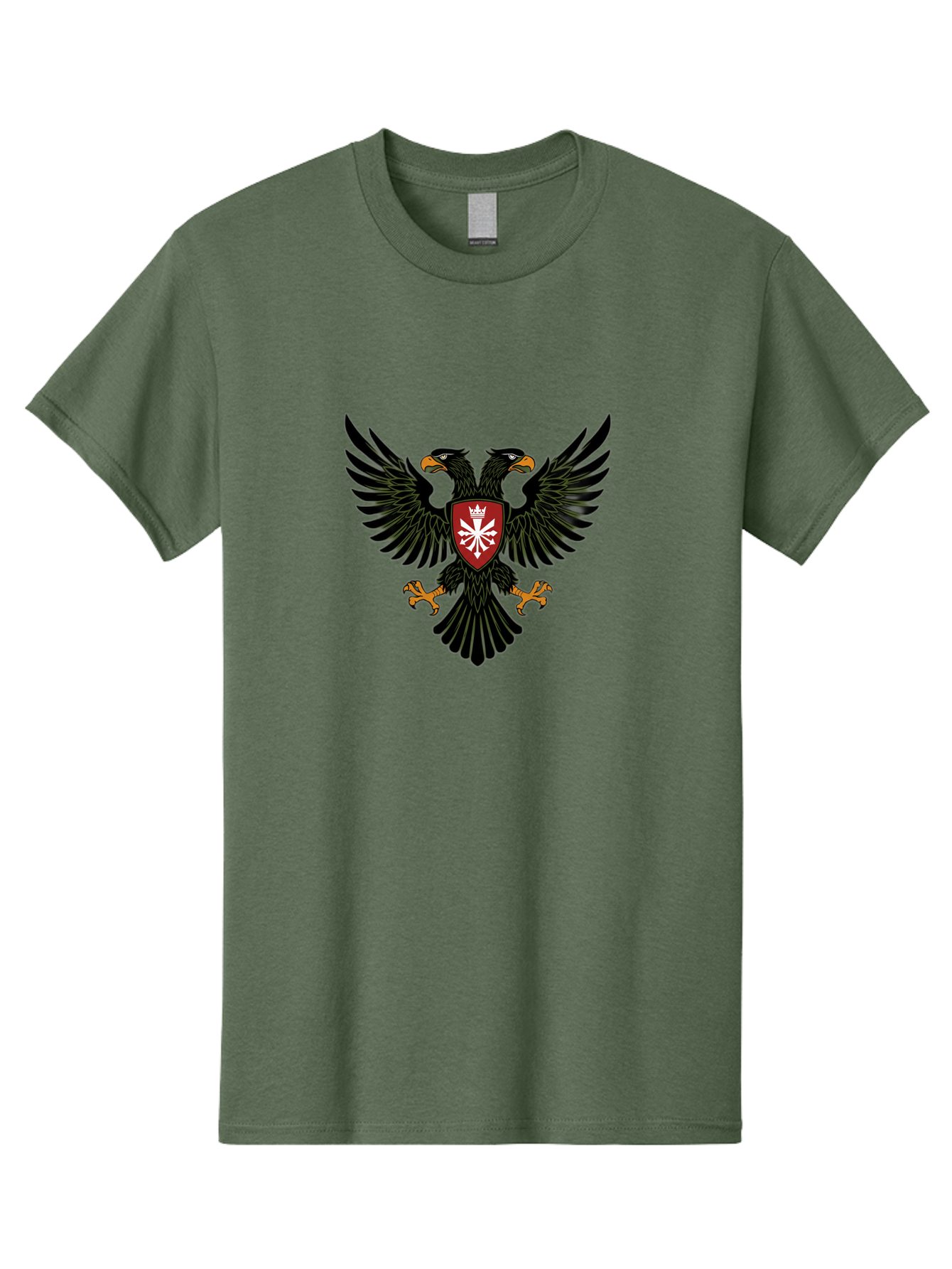 Double-Headed-Eagle-2 Men'S Graphic Tee, 100% Cotton, Comfortable Casual Summer Wear, Machine Washable, Vintage Camera, Old Camera, Antique Camera, Black Camera, Classic Photography, Photography Equipment, Nostalgic Device, Film Camera, Bag406