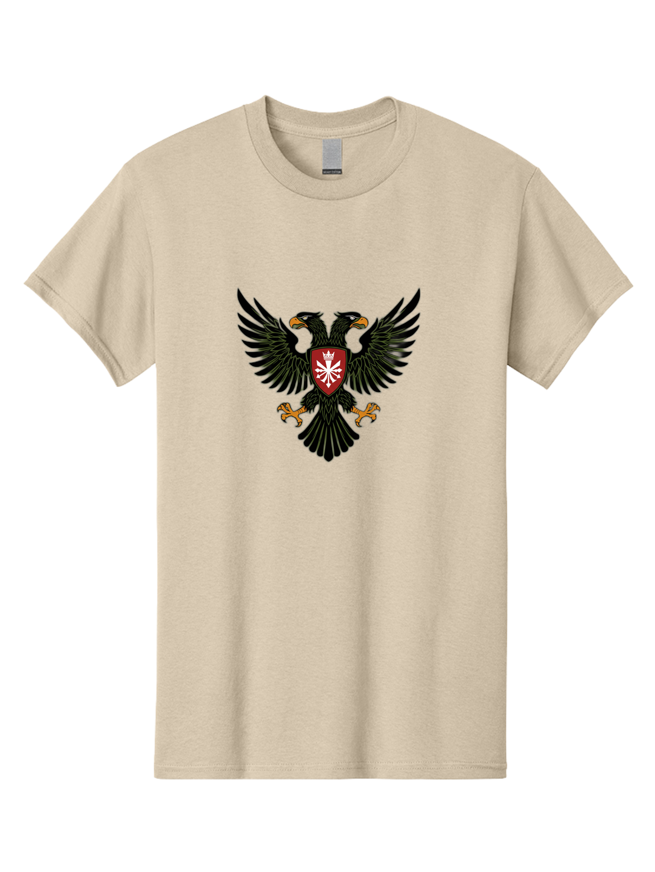 Double-Headed-Eagle-2 Men'S Graphic Tee, 100% Cotton, Comfortable Casual Summer Wear, Machine Washable, Vintage Camera, Old Camera, Antique Camera, Black Camera, Classic Photography, Photography Equipment, Nostalgic Device, Film Camera, Bag406