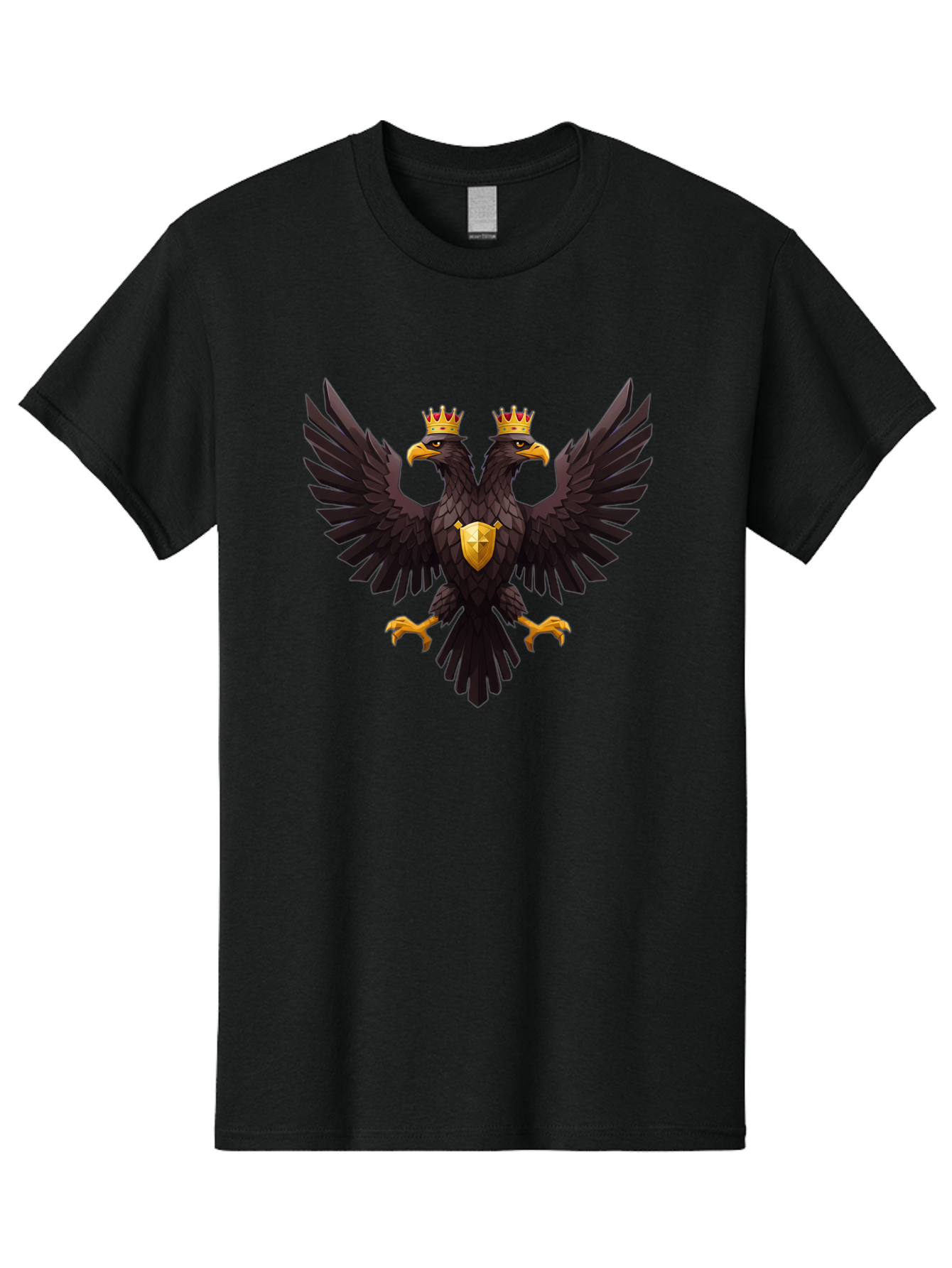 Double-Headed-Eagle-3 Men'S Graphic Tee, 100% Cotton, Comfortable Casual Summer Wear, Machine Washable, Vintage Camera, Old Camera, Antique Camera, Black Camera, Classic Photography, Photography Equipment, Nostalgic Device, Film Camera, Bag407