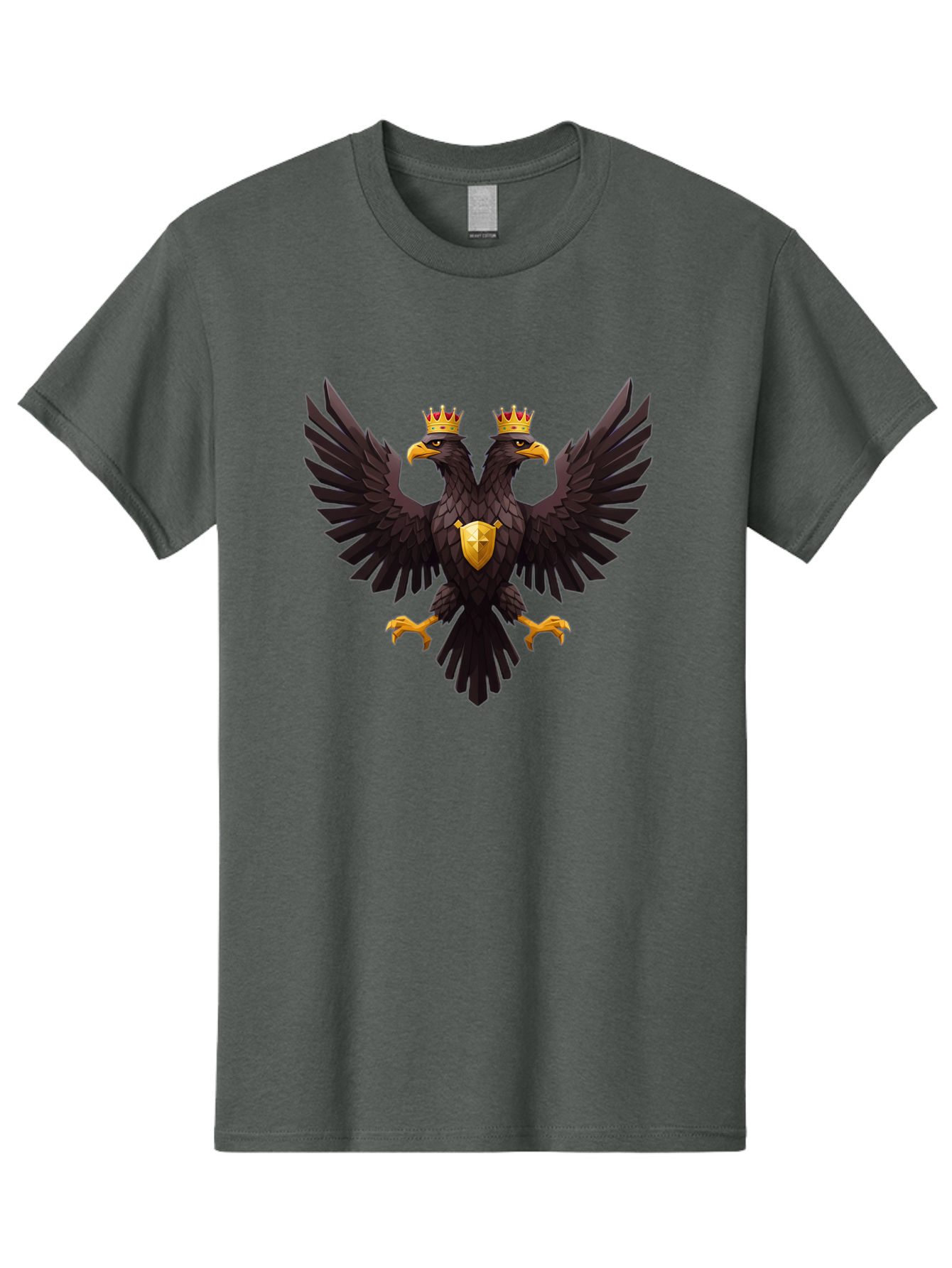 Double-Headed-Eagle-3 Men'S Graphic Tee, 100% Cotton, Comfortable Casual Summer Wear, Machine Washable, Vintage Camera, Old Camera, Antique Camera, Black Camera, Classic Photography, Photography Equipment, Nostalgic Device, Film Camera, Bag407