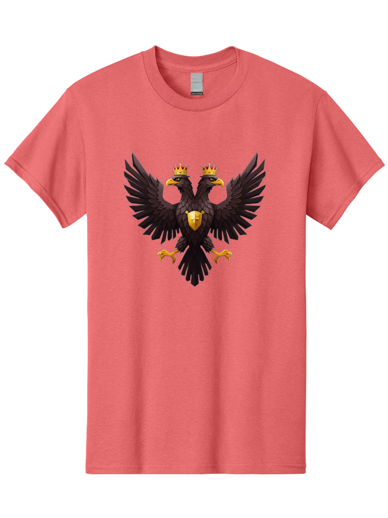 Double-Headed-Eagle-3 Men'S Graphic Tee, 100% Cotton, Comfortable Casual Summer Wear, Machine Washable, Vintage Camera, Old Camera, Antique Camera, Black Camera, Classic Photography, Photography Equipment, Nostalgic Device, Film Camera, Bag407
