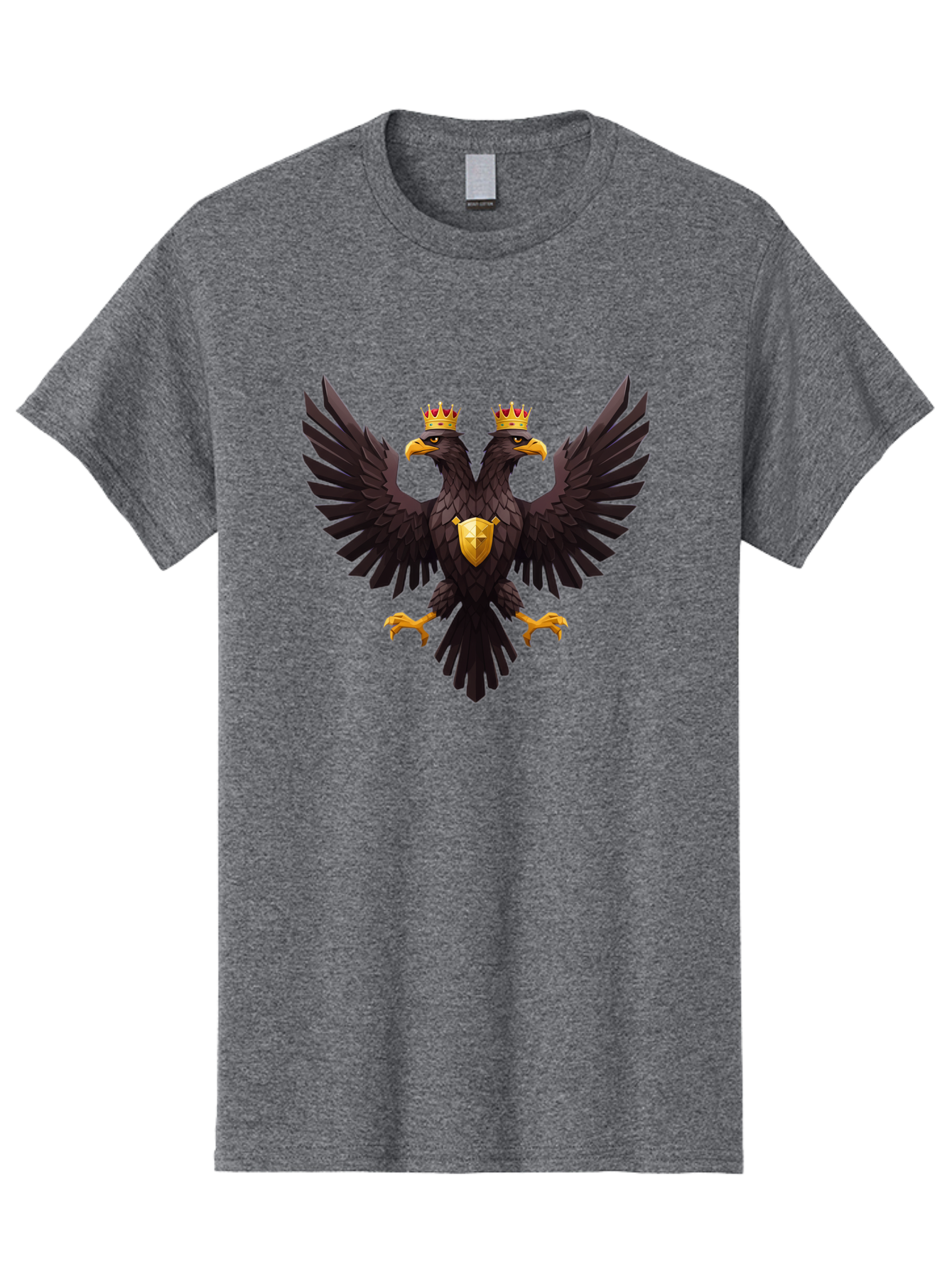 Double-Headed-Eagle-3 Men'S Graphic Tee, 100% Cotton, Comfortable Casual Summer Wear, Machine Washable, Vintage Camera, Old Camera, Antique Camera, Black Camera, Classic Photography, Photography Equipment, Nostalgic Device, Film Camera, Bag407