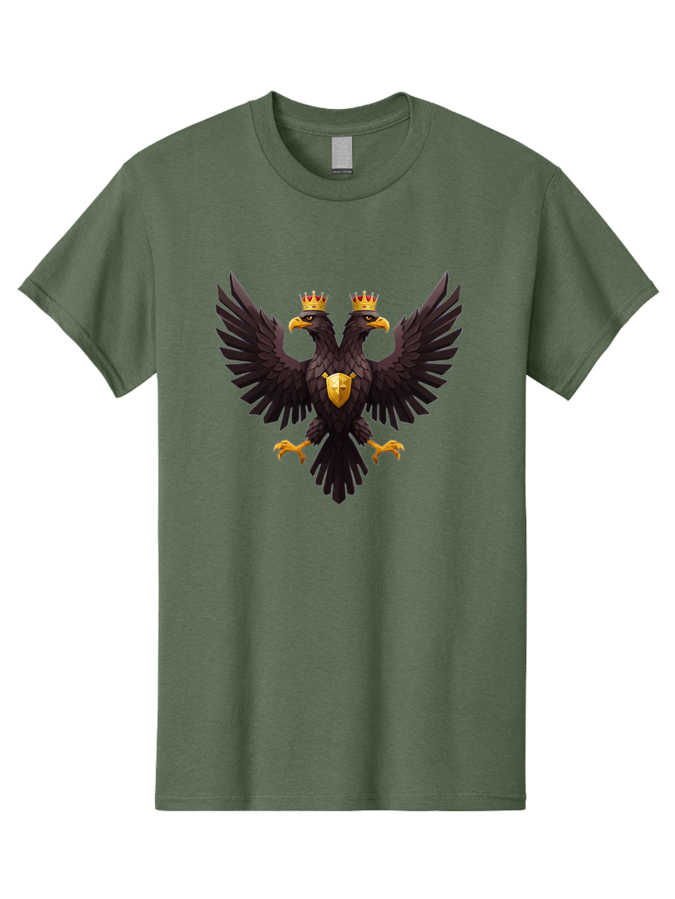 Double-Headed-Eagle-3 Men'S Graphic Tee, 100% Cotton, Comfortable Casual Summer Wear, Machine Washable, Vintage Camera, Old Camera, Antique Camera, Black Camera, Classic Photography, Photography Equipment, Nostalgic Device, Film Camera, Bag407