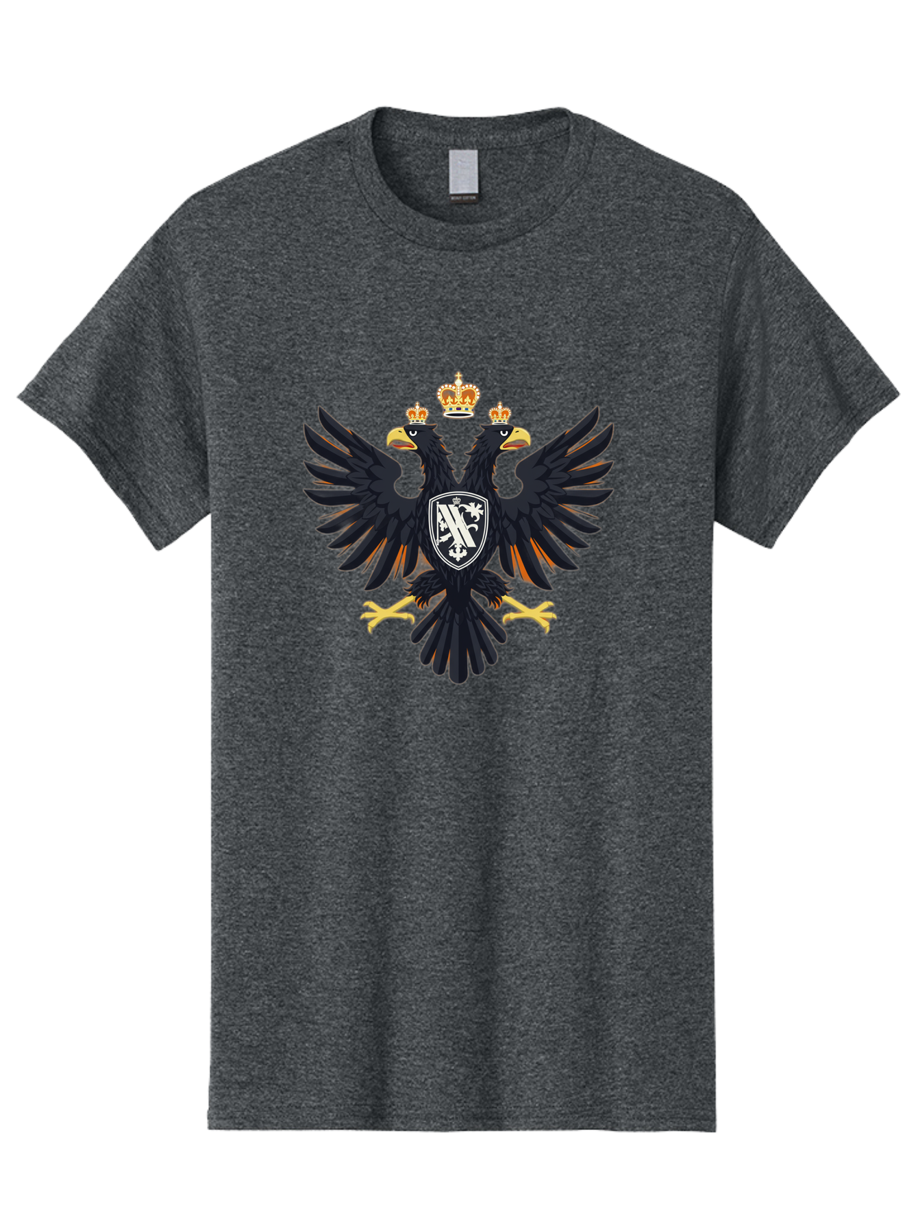 Double-Headed-Eagle-Coat-Of-Arms-1 Men'S Graphic Tee, 100% Cotton, Comfortable Casual Summer Wear, Machine Washable, Vintage Camera, Old Camera, Antique Camera, Black Camera, Classic Photography, Photography Equipment, Nostalgic Device, Bag408