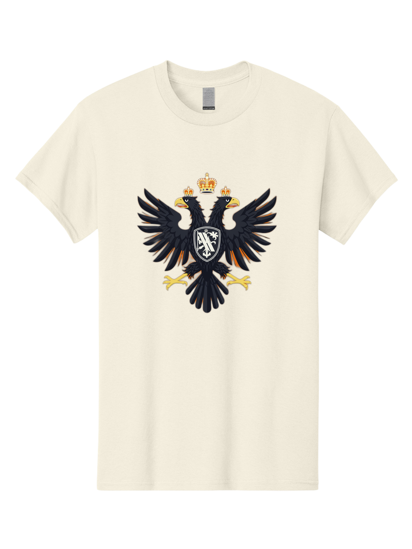 Double-Headed-Eagle-Coat-Of-Arms-1 Men'S Graphic Tee, 100% Cotton, Comfortable Casual Summer Wear, Machine Washable, Vintage Camera, Old Camera, Antique Camera, Black Camera, Classic Photography, Photography Equipment, Nostalgic Device, Bag408