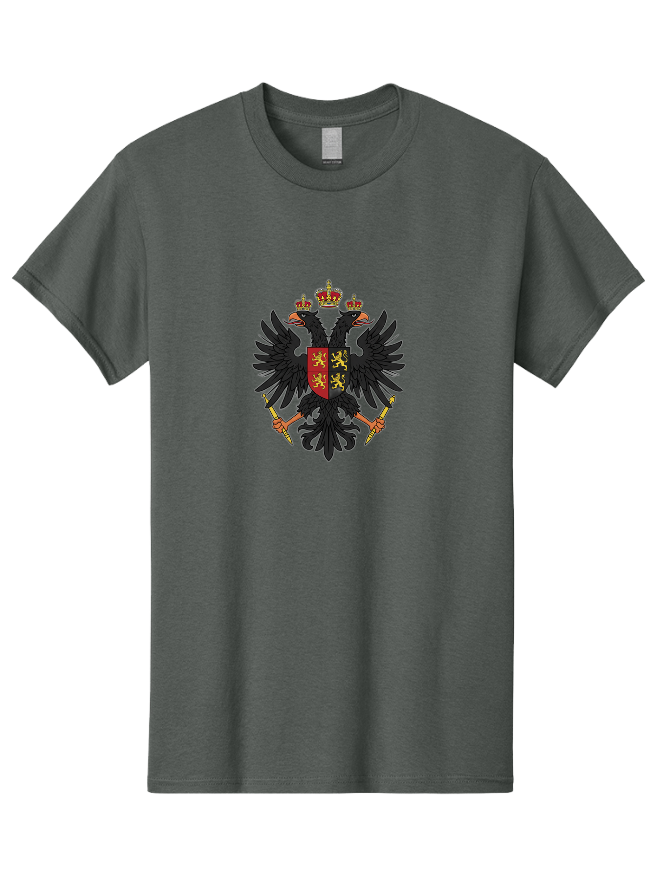 Double-Headed-Eagle-Coat-Of-Arms Men'S Graphic Tee, 100% Cotton, Comfortable Casual Summer Wear, Machine Washable, Vintage Camera, Old Camera, Antique Camera, Black Camera, Classic Photography, Photography Equipment, Nostalgic Device, Bag409