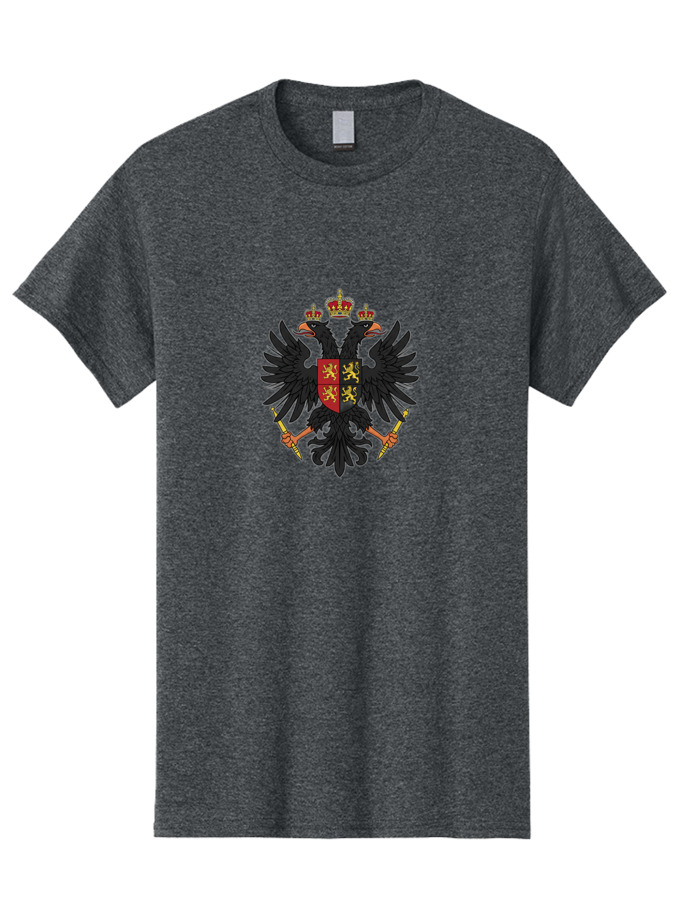 Double-Headed-Eagle-Coat-Of-Arms Men'S Graphic Tee, 100% Cotton, Comfortable Casual Summer Wear, Machine Washable, Vintage Camera, Old Camera, Antique Camera, Black Camera, Classic Photography, Photography Equipment, Nostalgic Device, Bag409