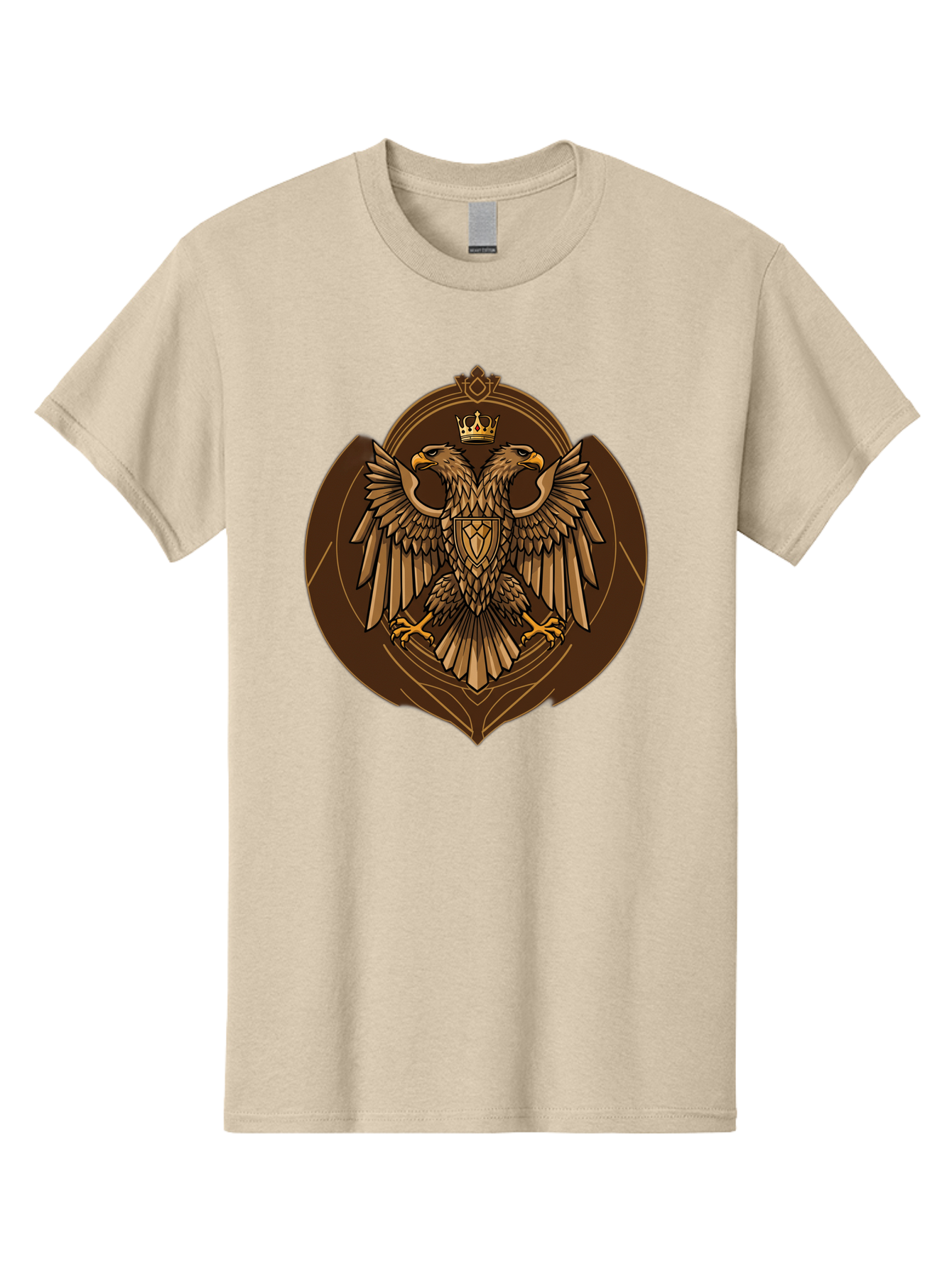 Double-Headed-Eagle-Crest Men'S Graphic Tee, 100% Cotton, Comfortable Casual Summer Wear, Machine Washable, Vintage Camera, Old Camera, Antique Camera, Black Camera, Classic Photography, Photography Equipment, Nostalgic Device, Film Camera, Bag410