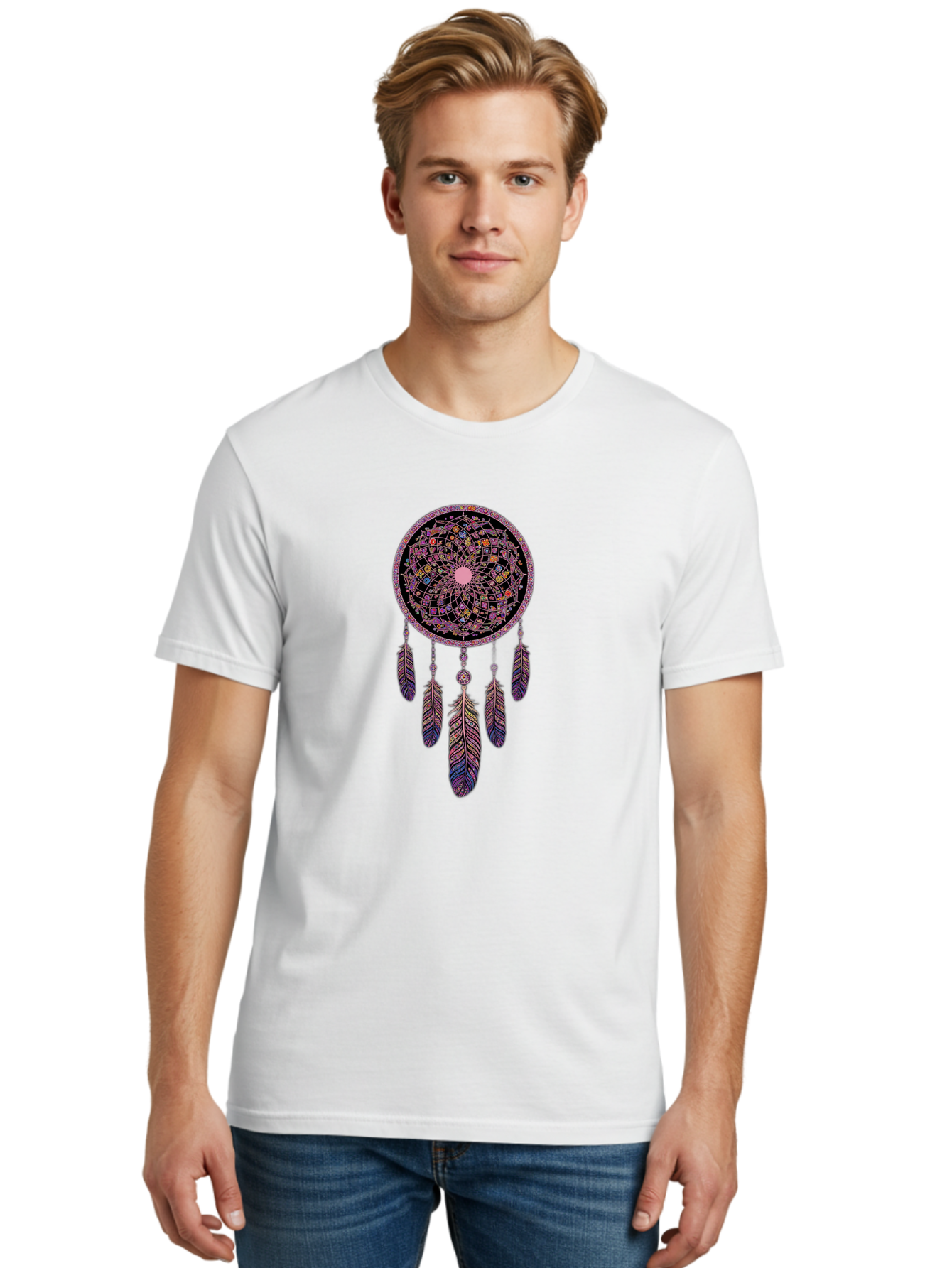 Dreamcatcher Men'S Graphic Tee, 100% Cotton, Comfortable Casual Summer Wear, Machine Washable, Vintage Camera, Old Camera, Antique Camera, Black Camera, Classic Photography, Photography Equipment, Nostalgic Device, Film Camera, Camera Art Bag415