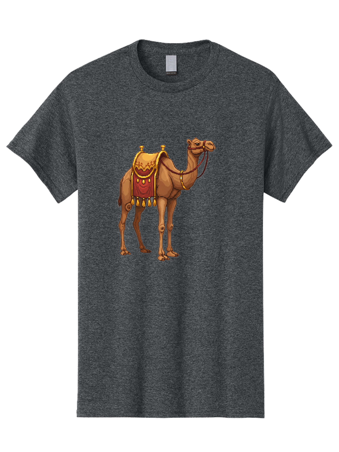 Dromedary-Camel Men'S Graphic Tee, 100% Cotton, Comfortable Casual Summer Wear, Machine Washable, Vintage Camera, Old Camera, Antique Camera, Black Camera, Classic Photography, Photography Equipment, Nostalgic Device, Film Camera, Camera Art Bag417