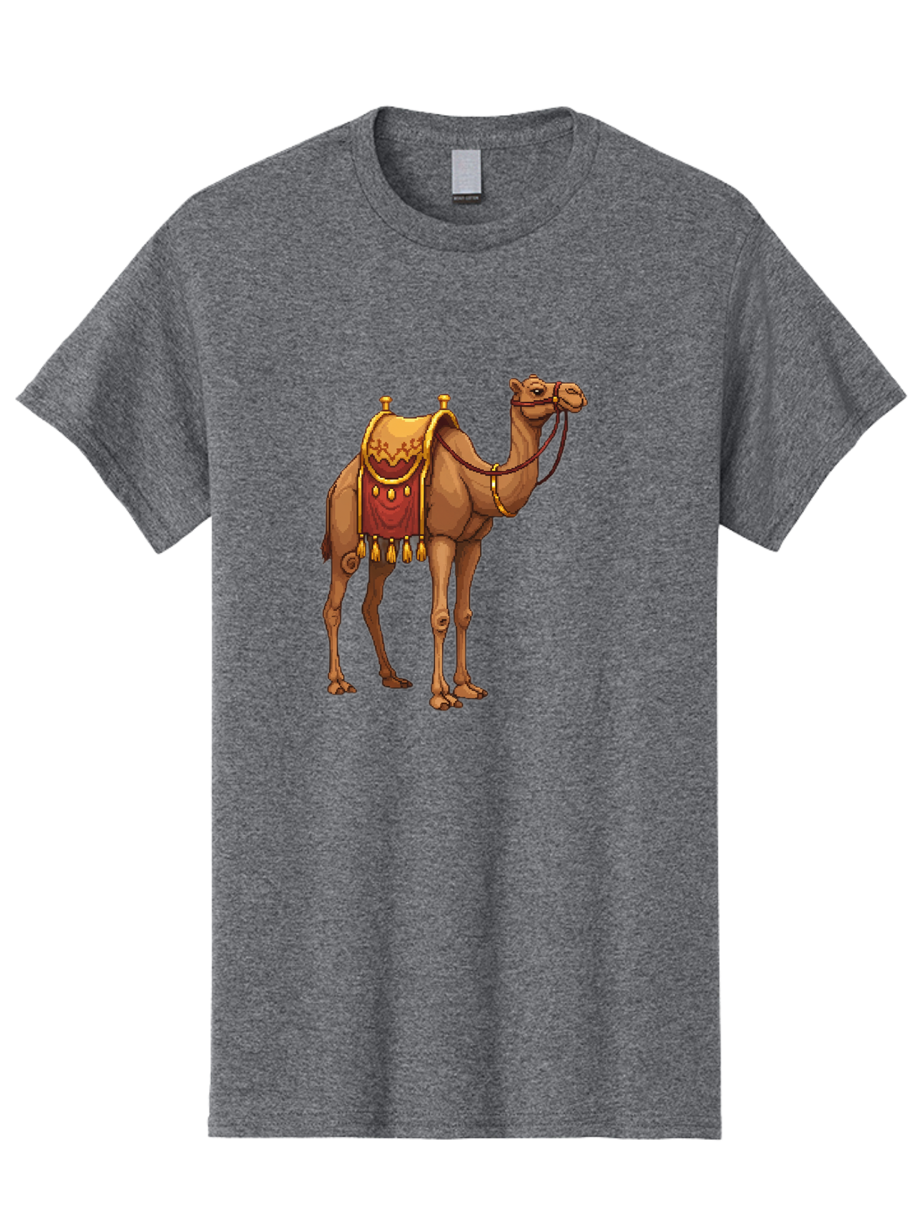 Dromedary-Camel Men'S Graphic Tee, 100% Cotton, Comfortable Casual Summer Wear, Machine Washable, Vintage Camera, Old Camera, Antique Camera, Black Camera, Classic Photography, Photography Equipment, Nostalgic Device, Film Camera, Camera Art Bag417