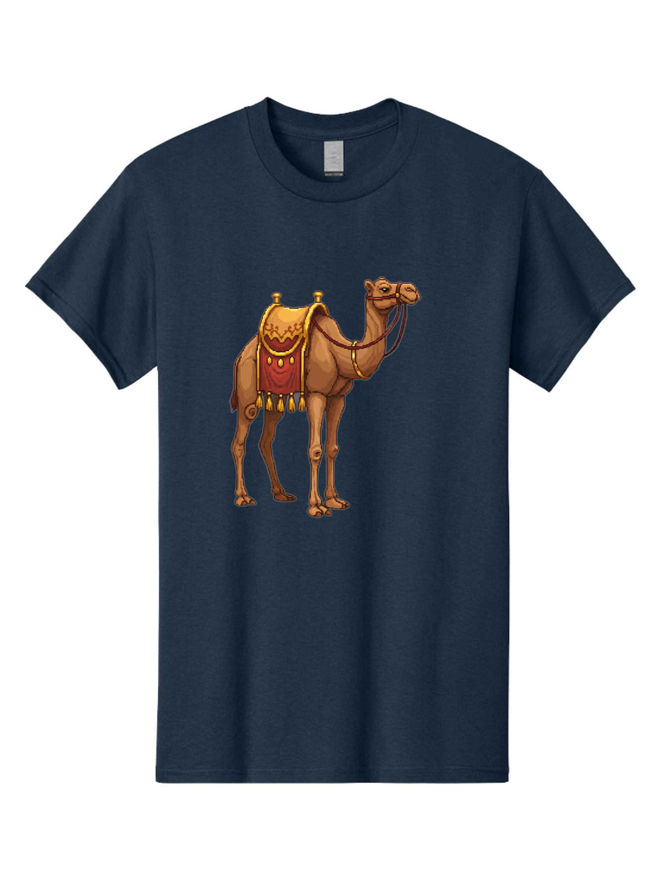 Dromedary-Camel Men'S Graphic Tee, 100% Cotton, Comfortable Casual Summer Wear, Machine Washable, Vintage Camera, Old Camera, Antique Camera, Black Camera, Classic Photography, Photography Equipment, Nostalgic Device, Film Camera, Camera Art Bag417