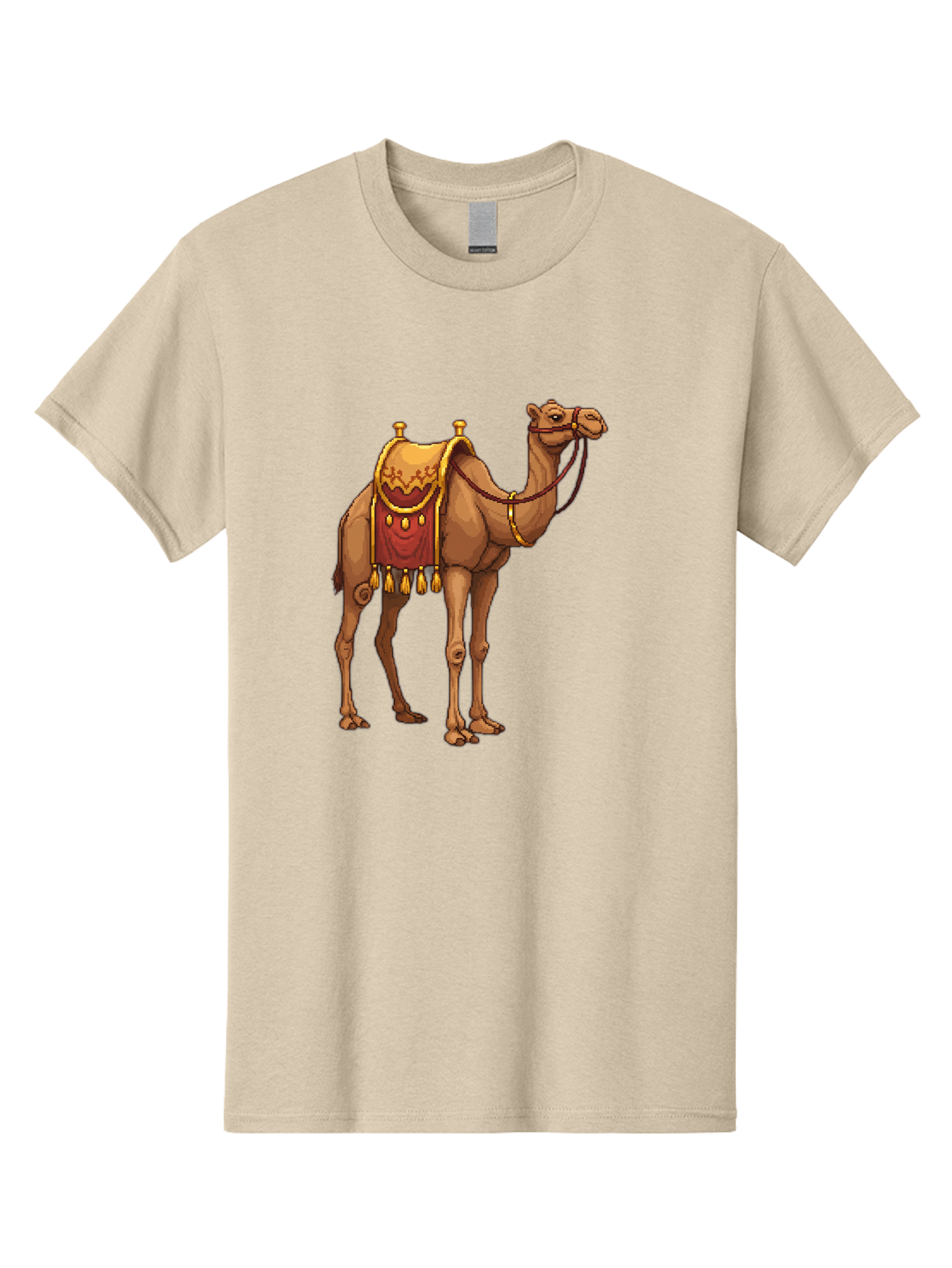 Dromedary-Camel Men'S Graphic Tee, 100% Cotton, Comfortable Casual Summer Wear, Machine Washable, Vintage Camera, Old Camera, Antique Camera, Black Camera, Classic Photography, Photography Equipment, Nostalgic Device, Film Camera, Camera Art Bag417
