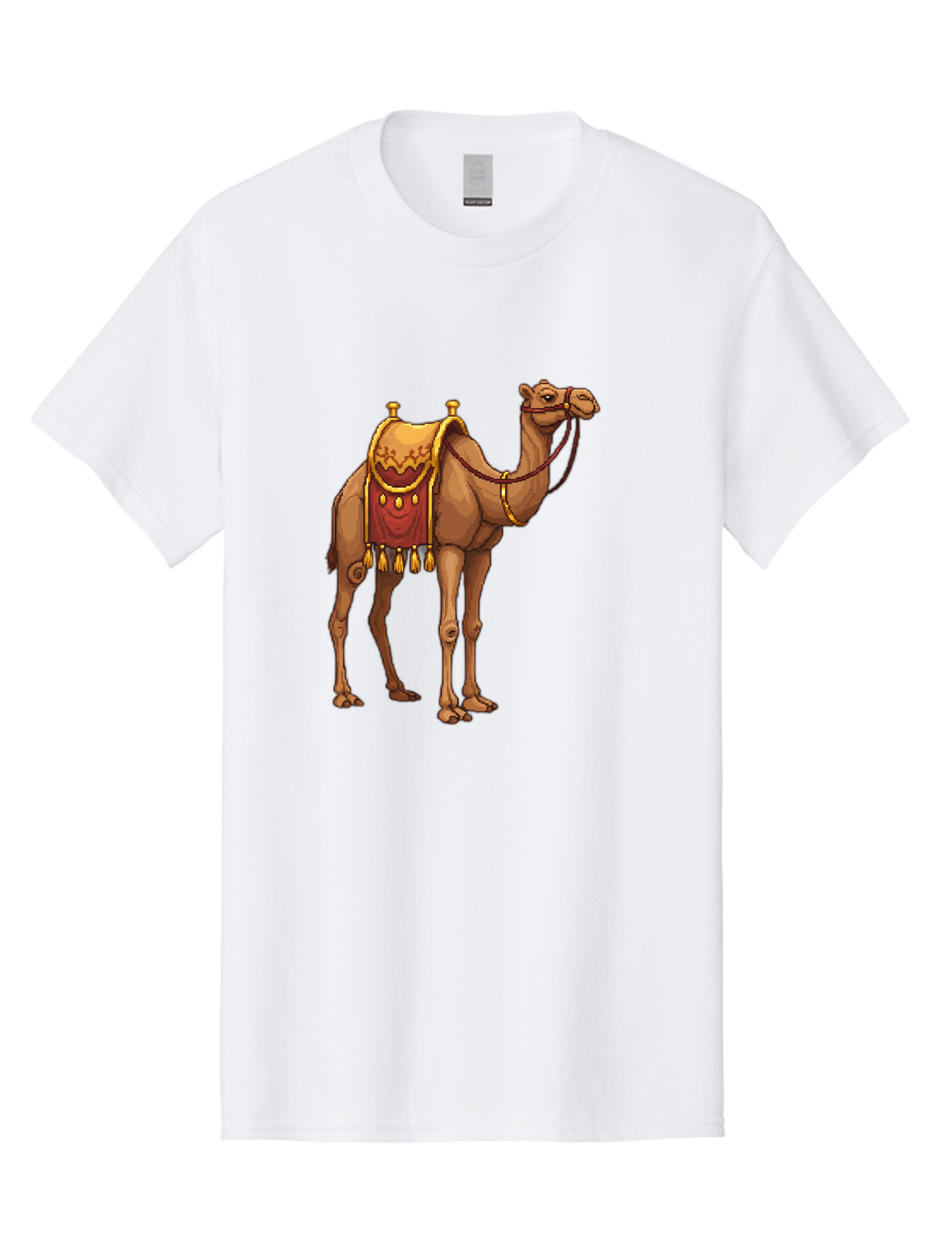 Dromedary-Camel Men'S Graphic Tee, 100% Cotton, Comfortable Casual Summer Wear, Machine Washable, Vintage Camera, Old Camera, Antique Camera, Black Camera, Classic Photography, Photography Equipment, Nostalgic Device, Film Camera, Camera Art Bag417