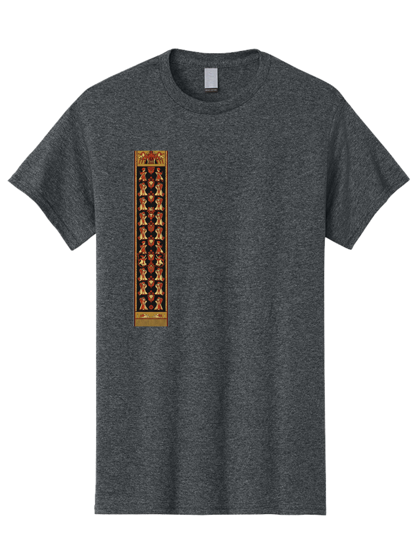 Egyptian-Hieroglyphic-Border Men'S Graphic Tee, 100% Cotton, Comfortable Casual Summer Wear, Machine Washable, Vintage Camera, Old Camera, Antique Camera, Black Camera, Classic Photography, Photography Equipment, Nostalgic Device, Film Camera, Bag423