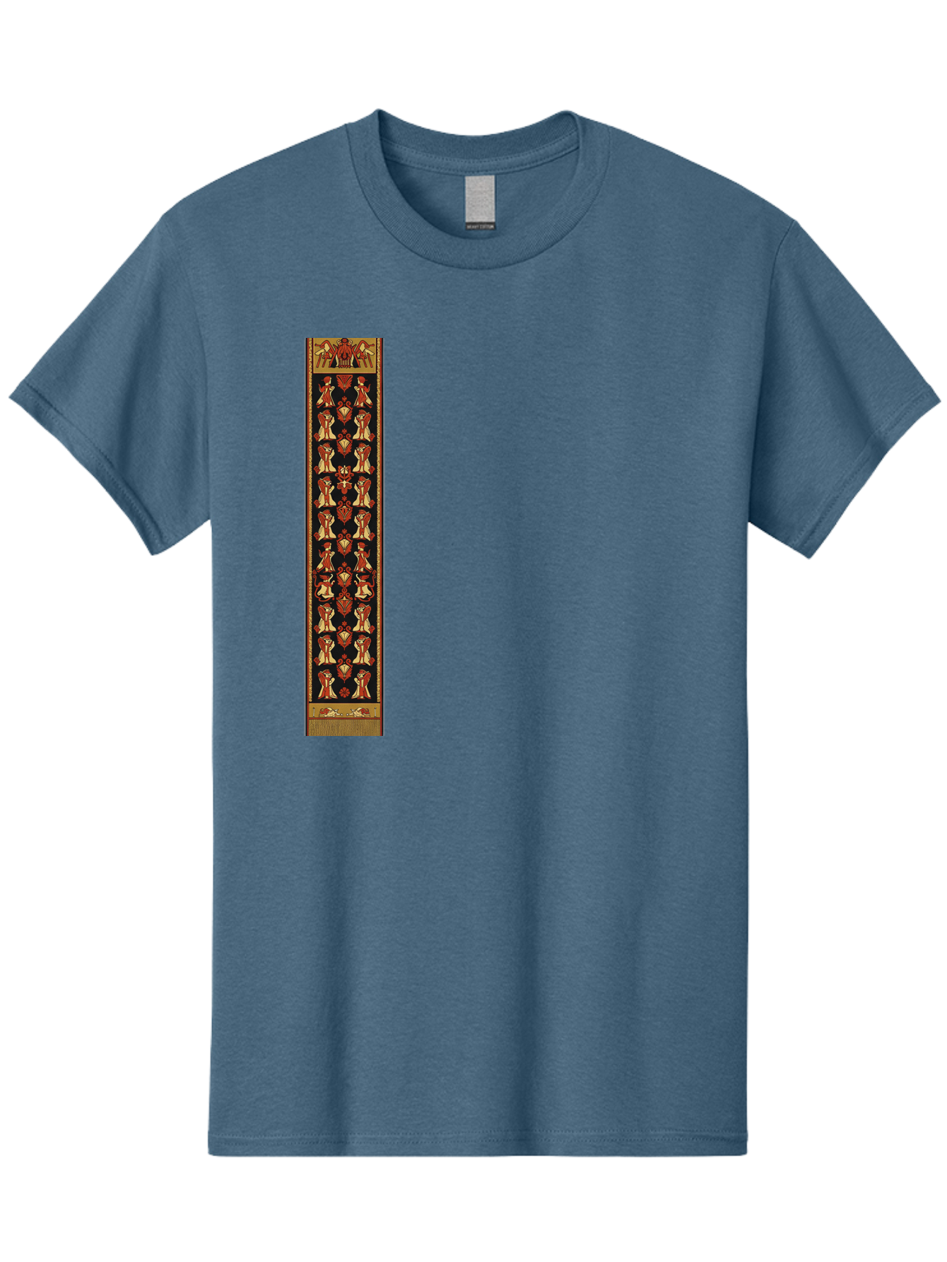Egyptian-Hieroglyphic-Border Men'S Graphic Tee, 100% Cotton, Comfortable Casual Summer Wear, Machine Washable, Vintage Camera, Old Camera, Antique Camera, Black Camera, Classic Photography, Photography Equipment, Nostalgic Device, Film Camera, Bag423