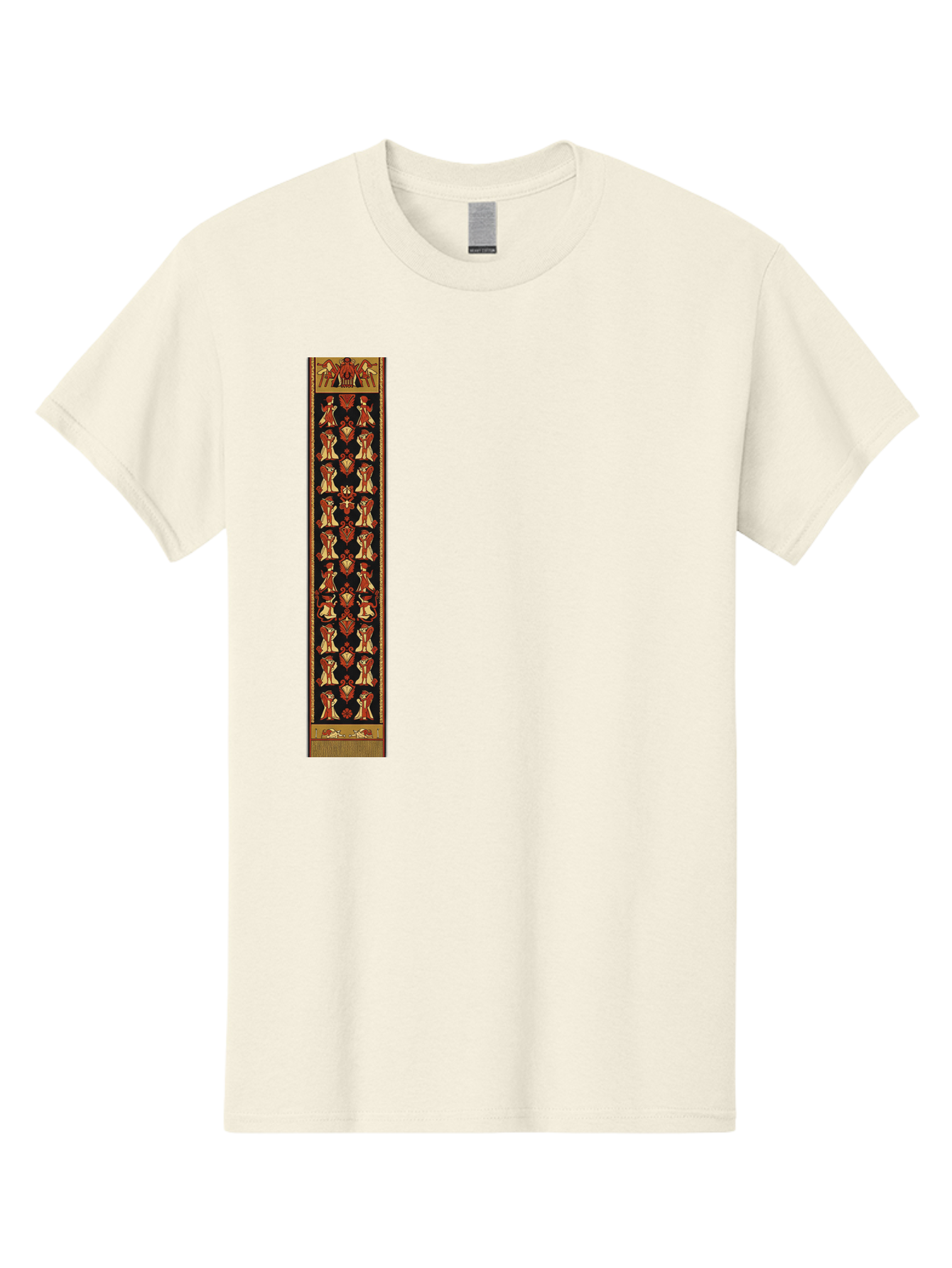 Egyptian-Hieroglyphic-Border Men'S Graphic Tee, 100% Cotton, Comfortable Casual Summer Wear, Machine Washable, Vintage Camera, Old Camera, Antique Camera, Black Camera, Classic Photography, Photography Equipment, Nostalgic Device, Film Camera, Bag423