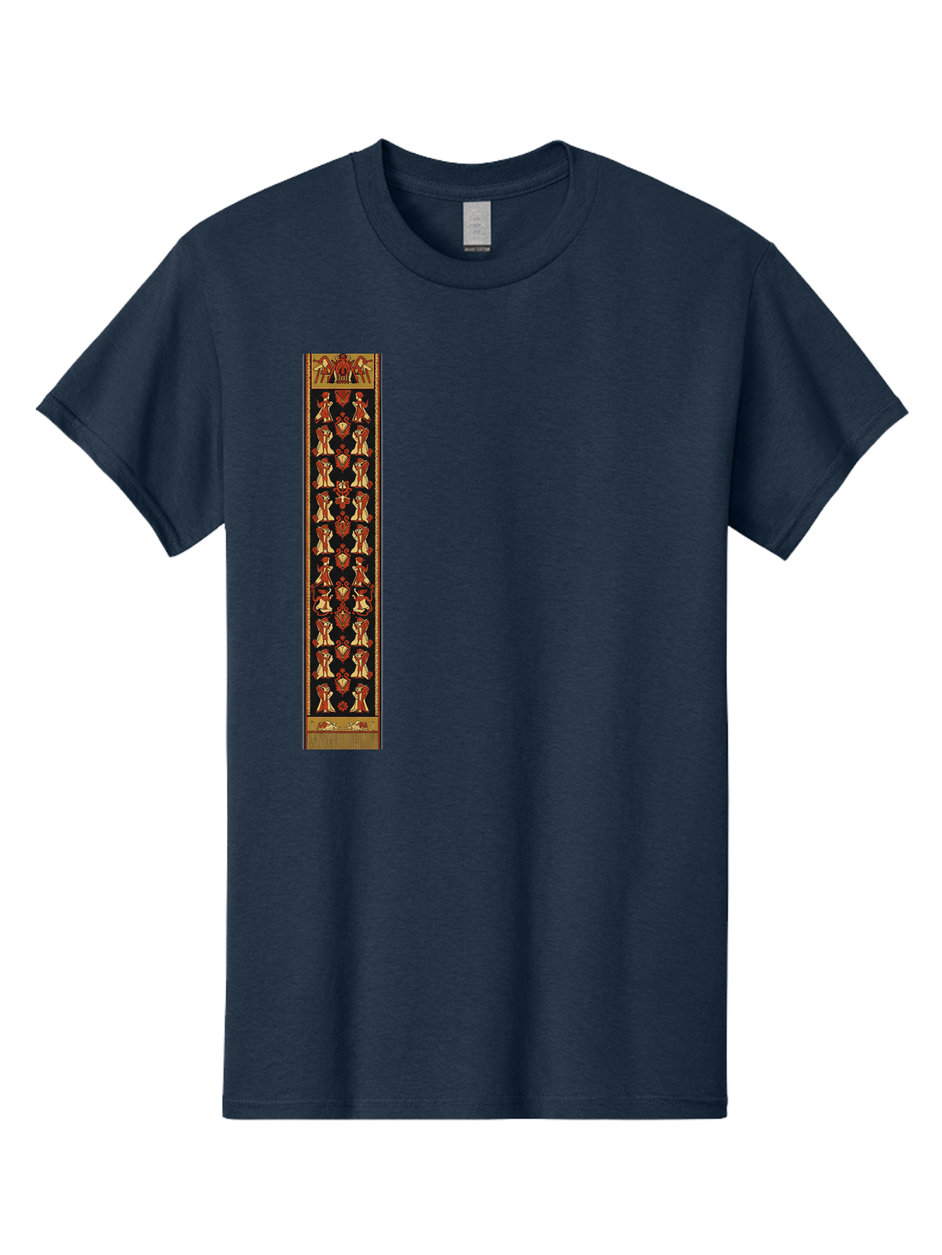 Egyptian-Hieroglyphic-Border Men'S Graphic Tee, 100% Cotton, Comfortable Casual Summer Wear, Machine Washable, Vintage Camera, Old Camera, Antique Camera, Black Camera, Classic Photography, Photography Equipment, Nostalgic Device, Film Camera, Bag423