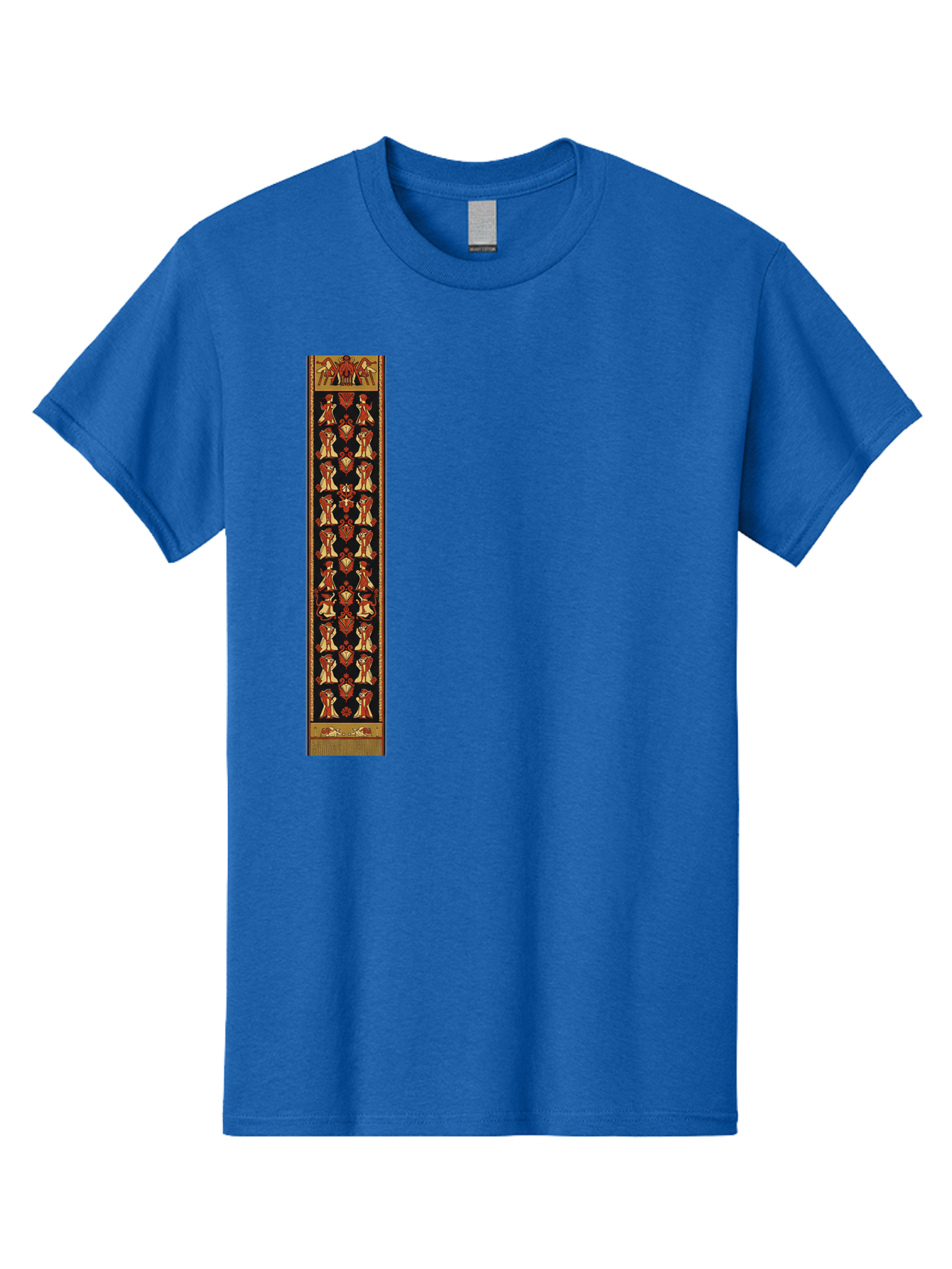 Egyptian-Hieroglyphic-Border Men'S Graphic Tee, 100% Cotton, Comfortable Casual Summer Wear, Machine Washable, Vintage Camera, Old Camera, Antique Camera, Black Camera, Classic Photography, Photography Equipment, Nostalgic Device, Film Camera, Bag423