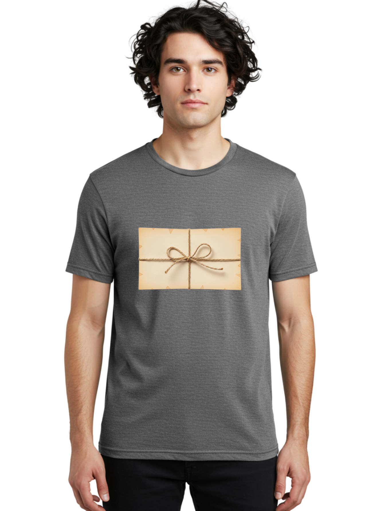 Envelope-With-Twine Men'S Graphic Tee, 100% Cotton, Comfortable Casual Summer Wear, Machine Washable, Vintage Camera, Old Camera, Antique Camera, Black Camera, Classic Photography, Photography Equipment, Nostalgic Device, Film Camera, Bag426