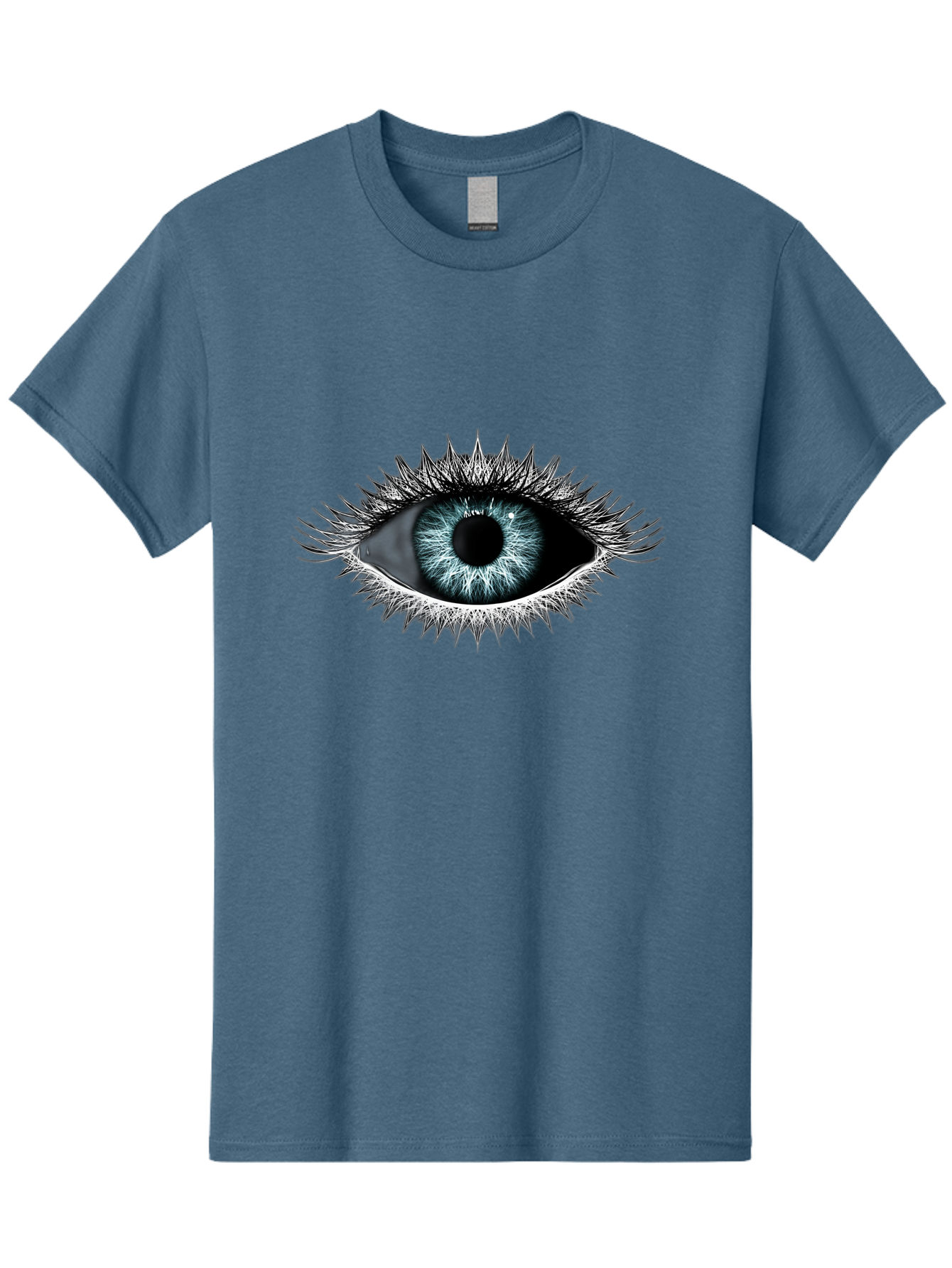 Eye-With-Spiky-Lashes Men'S Graphic Tee, 100% Cotton, Comfortable Casual Summer Wear, Machine Washable, Vintage Camera, Old Camera, Antique Camera, Black Camera, Classic Photography, Photography Equipment, Nostalgic Device, Film Camera, Bag430