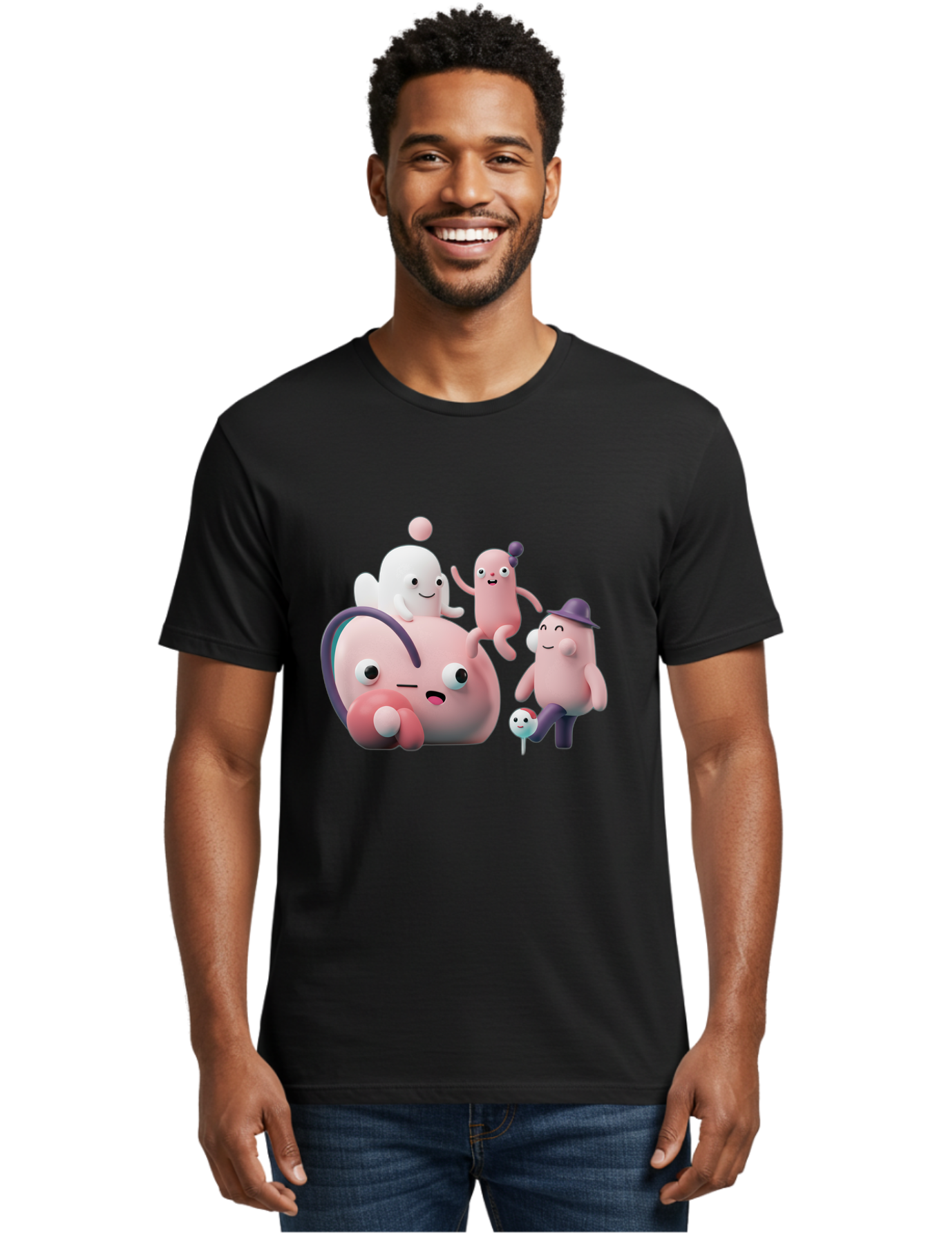 Fall-Guys-Characters Men'S Graphic Tee, 100% Cotton, Comfortable Casual Summer Wear, Machine Washable, Vintage Camera, Old Camera, Antique Camera, Black Camera, Classic Photography, Photography Equipment, Nostalgic Device, Film Camera, Bag434