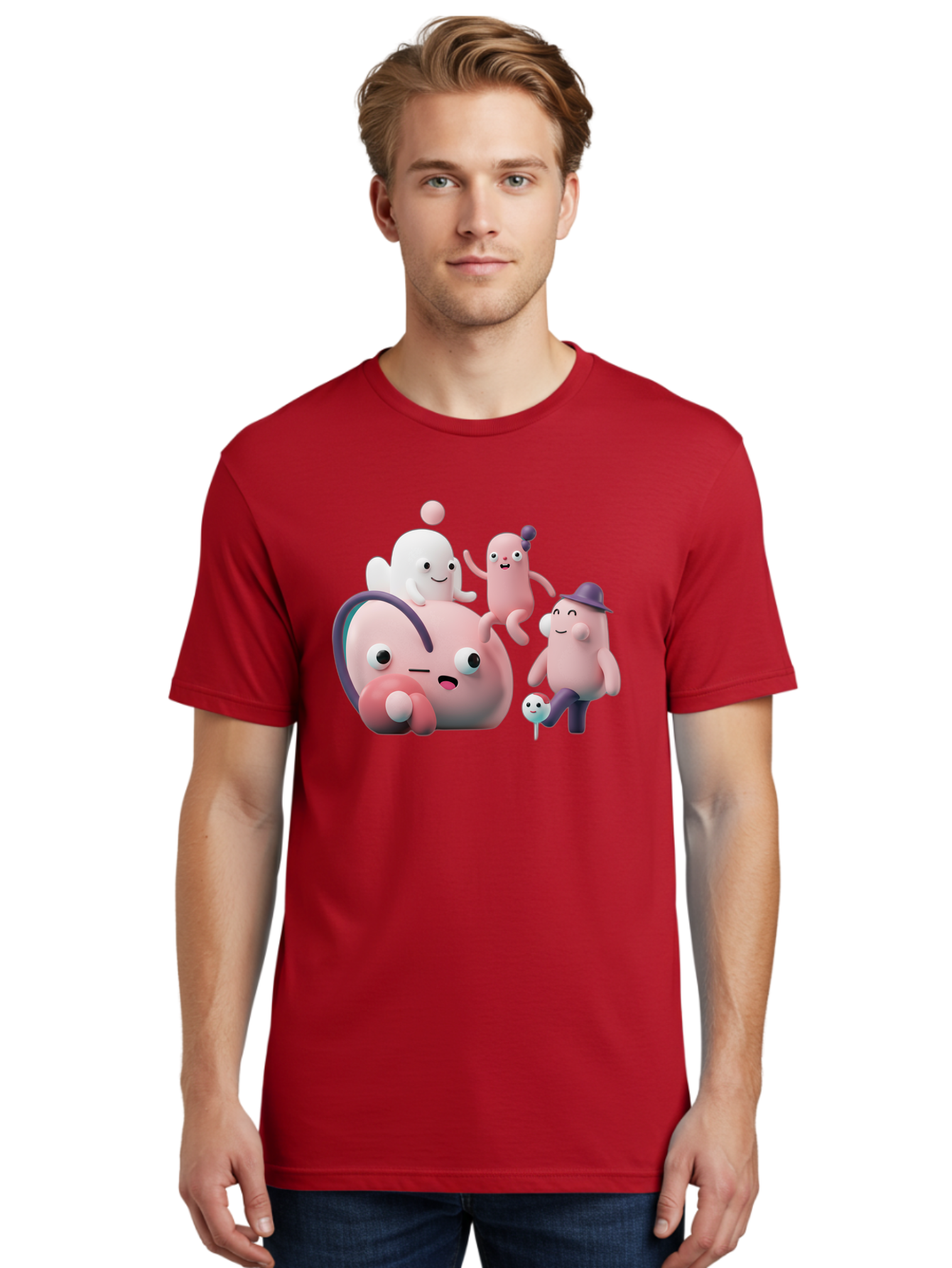 Fall-Guys-Characters Men'S Graphic Tee, 100% Cotton, Comfortable Casual Summer Wear, Machine Washable, Vintage Camera, Old Camera, Antique Camera, Black Camera, Classic Photography, Photography Equipment, Nostalgic Device, Film Camera, Bag434