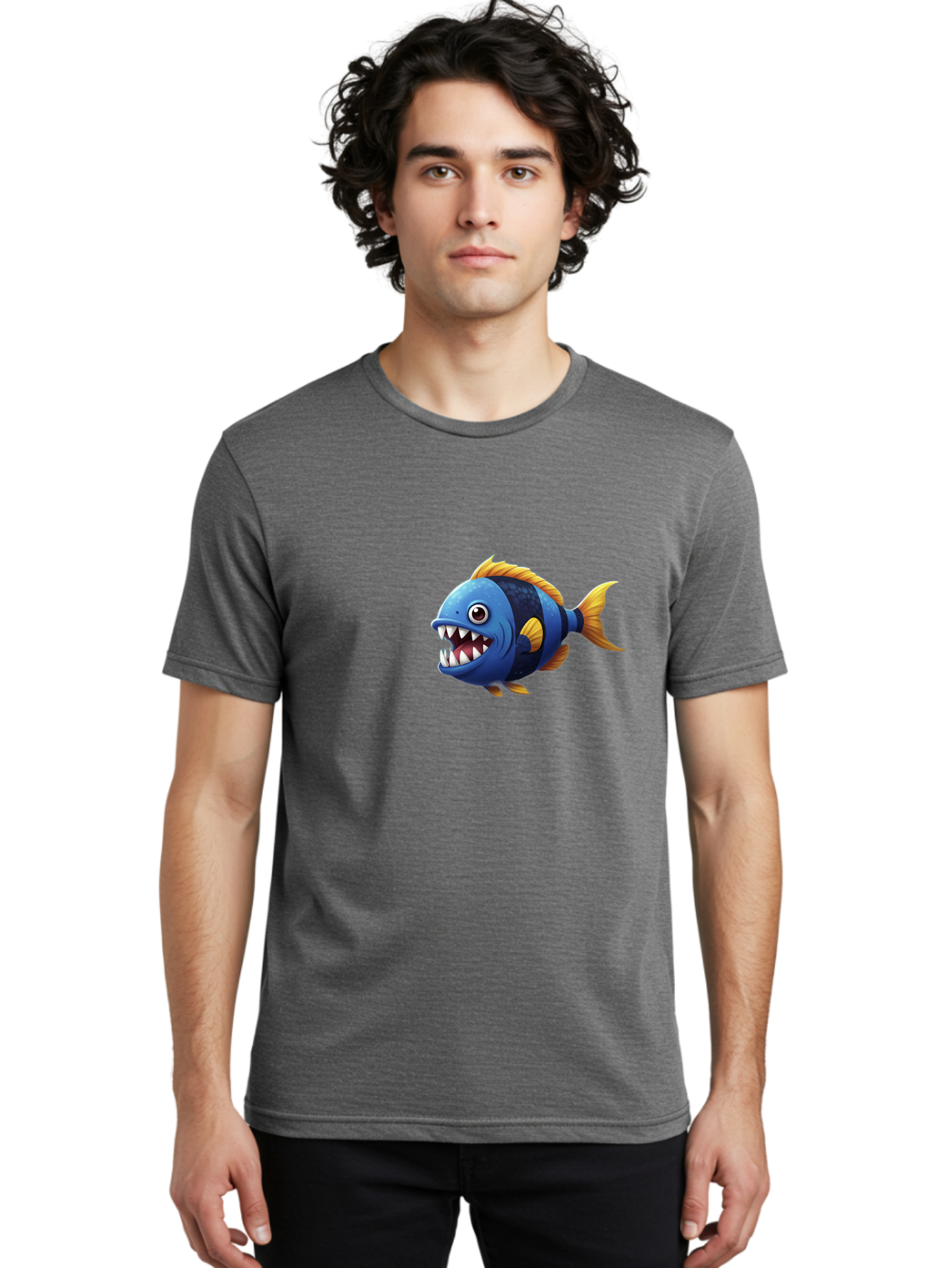 Fish Men'S Graphic Tee, 100% Cotton, Comfortable Casual Summer Wear, Machine Washable, Vintage Camera, Old Camera, Antique Camera, Black Camera, Classic Photography, Photography Equipment, Nostalgic Device, Film Camera, Camera Art Bag441