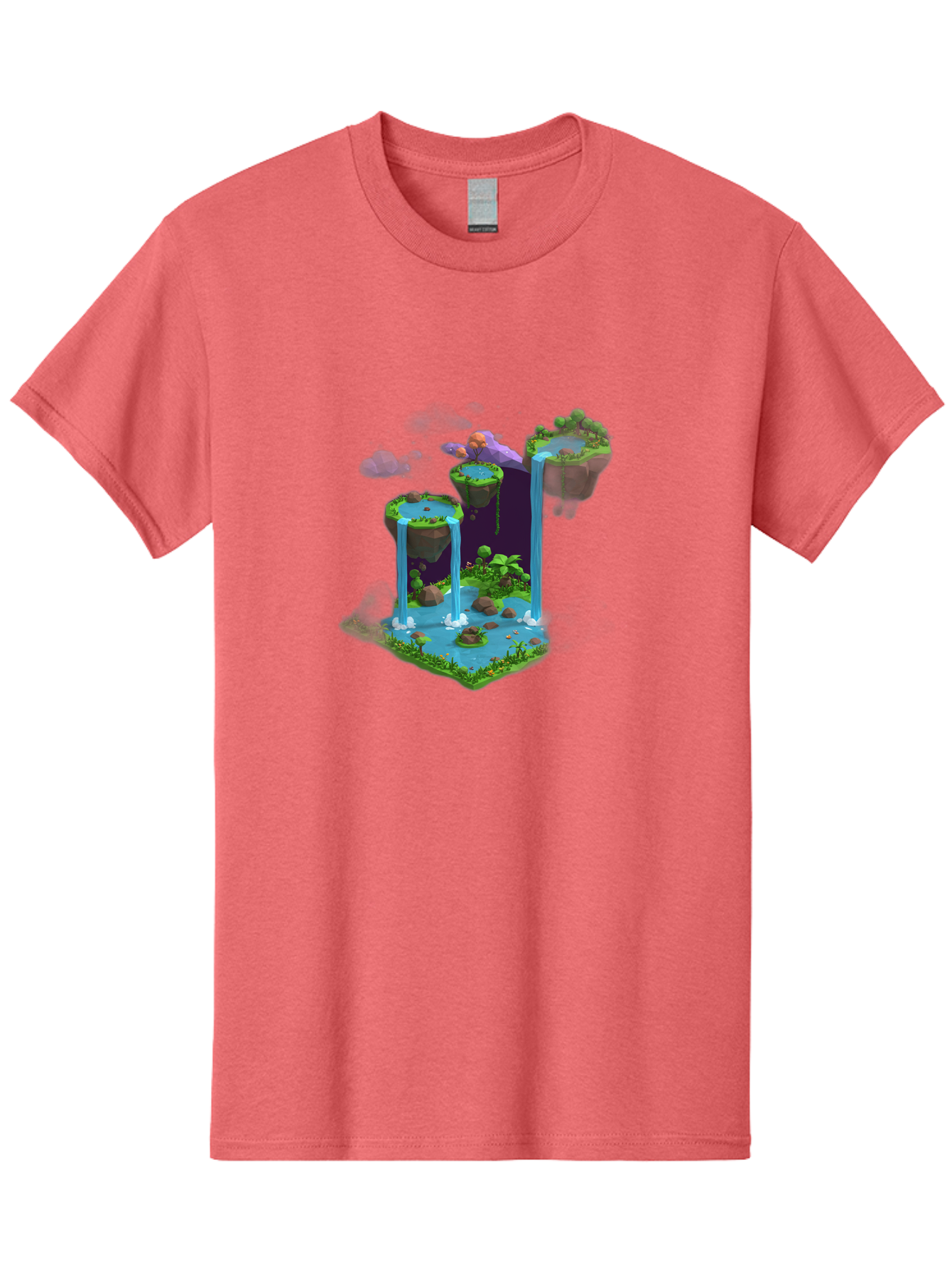 Floating-Islands-Waterfall Men'S Graphic Tee, 100% Cotton, Comfortable Casual Summer Wear, Machine Washable, Vintage Camera, Old Camera, Antique Camera, Black Camera, Classic Photography, Photography Equipment, Nostalgic Device, Film Camera, Bag449