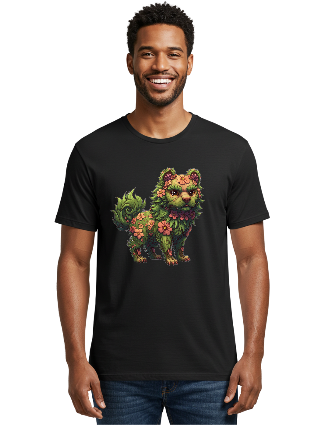 Floral-Dog Men'S Graphic Tee, 100% Cotton, Comfortable Casual Summer Wear, Machine Washable, Vintage Camera, Old Camera, Antique Camera, Black Camera, Classic Photography, Photography Equipment, Nostalgic Device, Film Camera, Camera Art Bag458