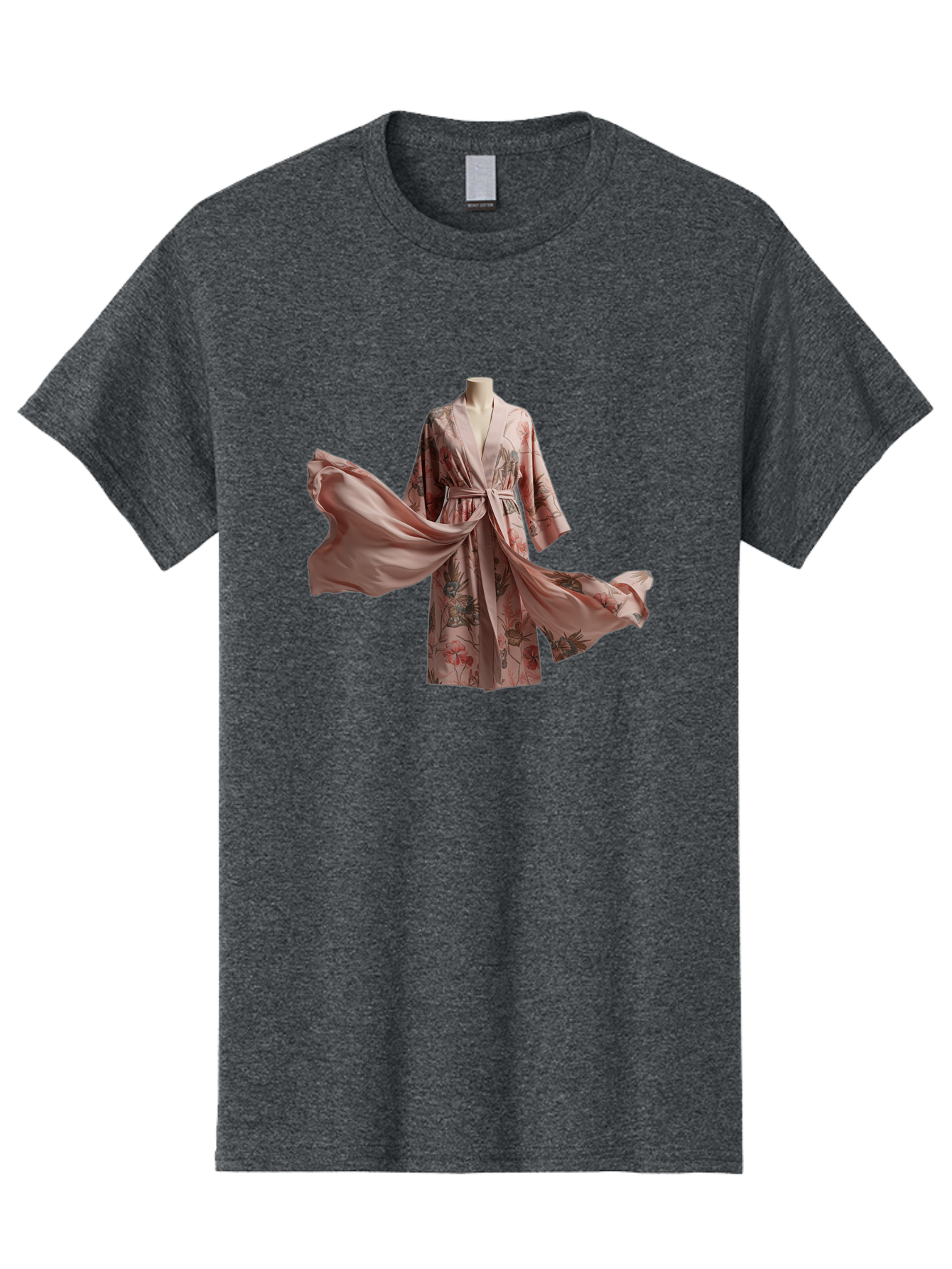 Floral-Robe Men'S Graphic Tee, 100% Cotton, Comfortable Casual Summer Wear, Machine Washable, Vintage Camera, Old Camera, Antique Camera, Black Camera, Classic Photography, Photography Equipment, Nostalgic Device, Film Camera, Camera Art Bag462