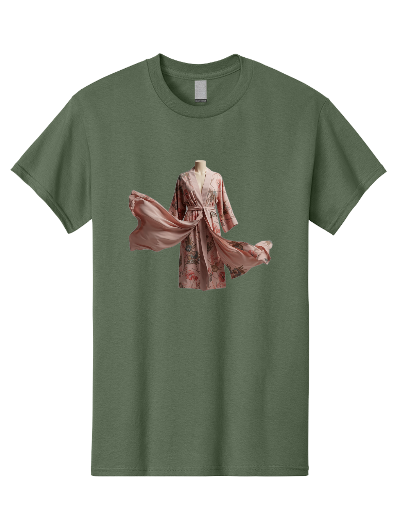 Floral-Robe Men'S Graphic Tee, 100% Cotton, Comfortable Casual Summer Wear, Machine Washable, Vintage Camera, Old Camera, Antique Camera, Black Camera, Classic Photography, Photography Equipment, Nostalgic Device, Film Camera, Camera Art Bag462