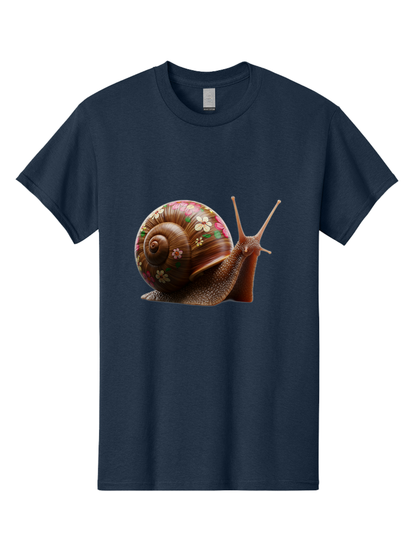 Floral-Snail-1 Men'S Graphic Tee, 100% Cotton, Comfortable Casual Summer Wear, Machine Washable, Vintage Camera, Old Camera, Antique Camera, Black Camera, Classic Photography, Photography Equipment, Nostalgic Device, Film Camera, Camera Art Bag463