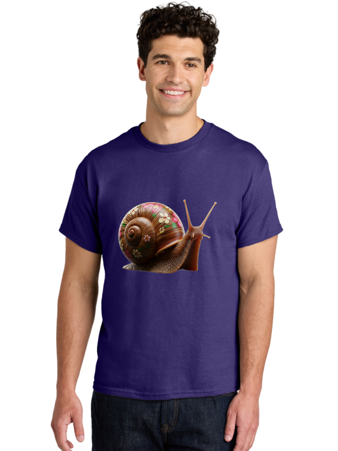 Floral-Snail-1 Men'S Graphic Tee, 100% Cotton, Comfortable Casual Summer Wear, Machine Washable, Vintage Camera, Old Camera, Antique Camera, Black Camera, Classic Photography, Photography Equipment, Nostalgic Device, Film Camera, Camera Art Bag463