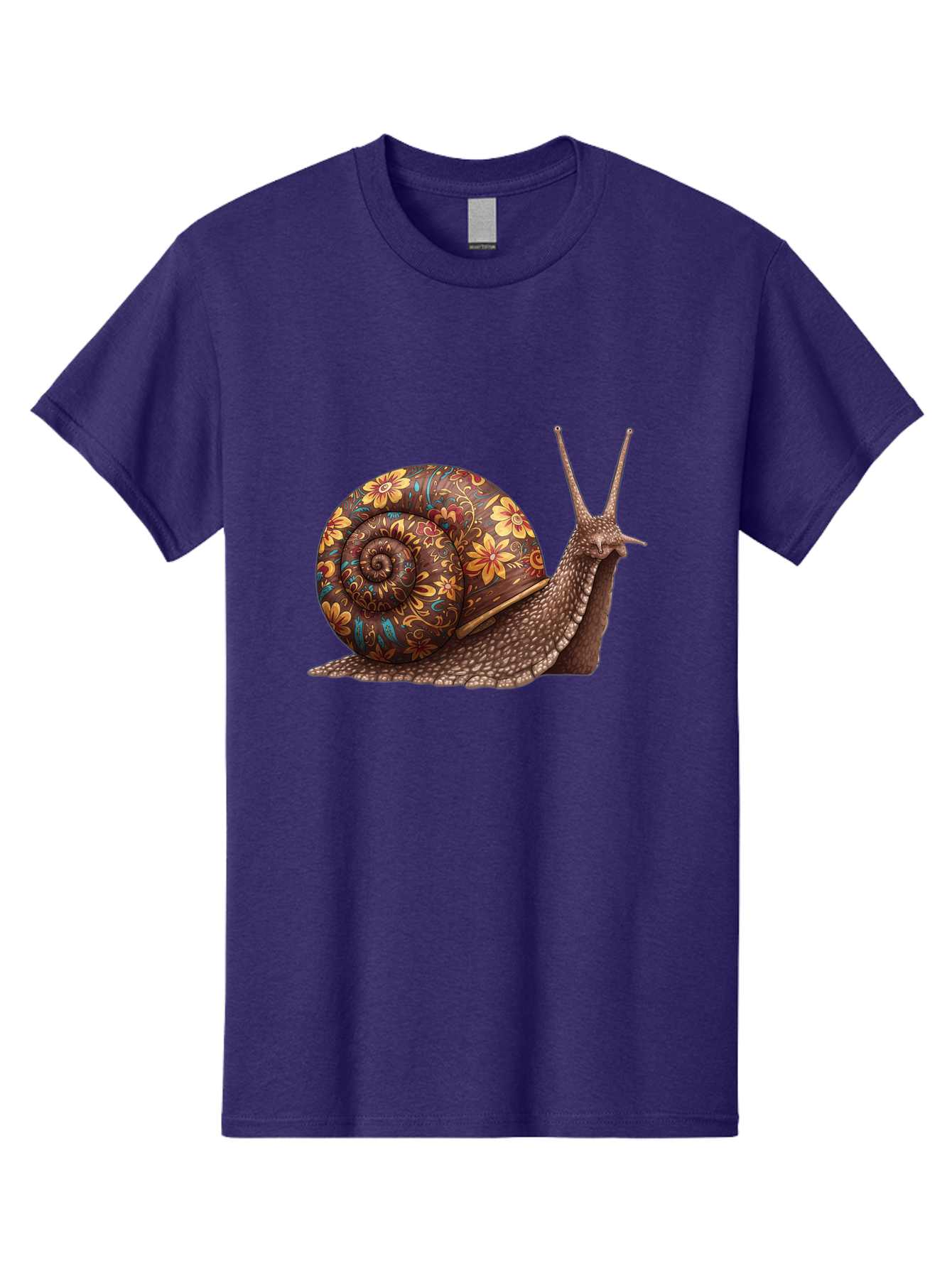 Floral-Snail-2 Men'S Graphic Tee, 100% Cotton, Comfortable Casual Summer Wear, Machine Washable, Vintage Camera, Old Camera, Antique Camera, Black Camera, Classic Photography, Photography Equipment, Nostalgic Device, Film Camera, Camera Art Bag464