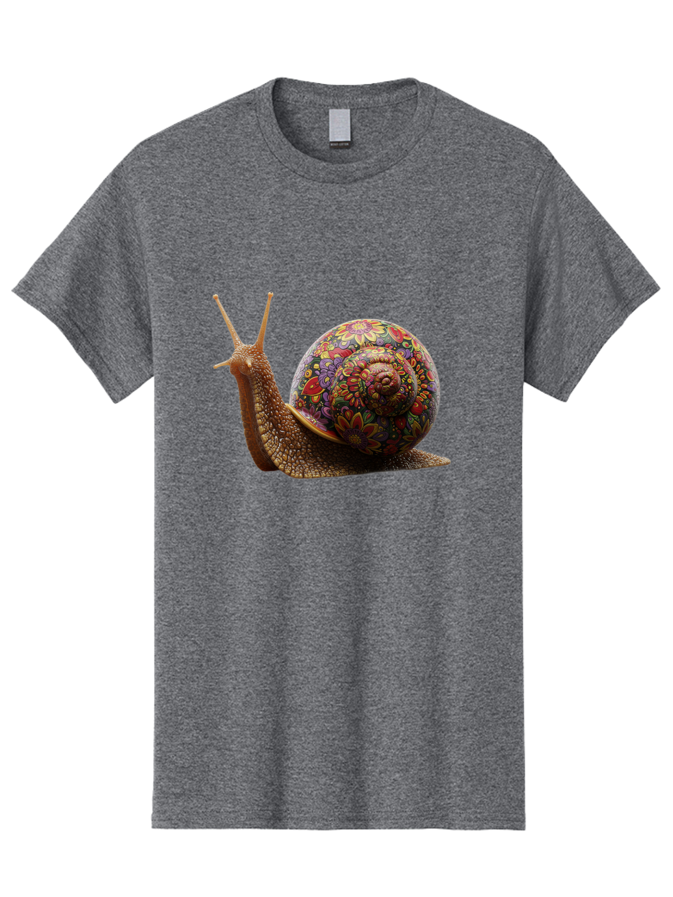 Floral-Snail-3 Men'S Graphic Tee, 100% Cotton, Comfortable Casual Summer Wear, Machine Washable, Vintage Camera, Old Camera, Antique Camera, Black Camera, Classic Photography, Photography Equipment, Nostalgic Device, Film Camera, Camera Art Bag465