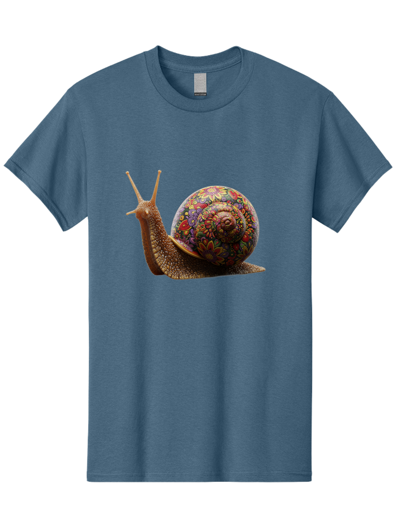 Floral-Snail-3 Men'S Graphic Tee, 100% Cotton, Comfortable Casual Summer Wear, Machine Washable, Vintage Camera, Old Camera, Antique Camera, Black Camera, Classic Photography, Photography Equipment, Nostalgic Device, Film Camera, Camera Art Bag465