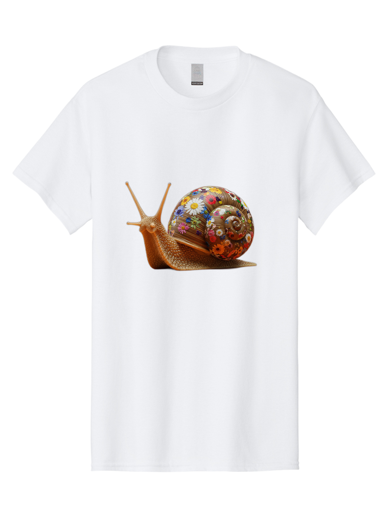Floral-Snail-4 Men'S Graphic Tee, 100% Cotton, Comfortable Casual Summer Wear, Machine Washable, Vintage Camera, Old Camera, Antique Camera, Black Camera, Classic Photography, Photography Equipment, Nostalgic Device, Film Camera, Camera Art Bag466