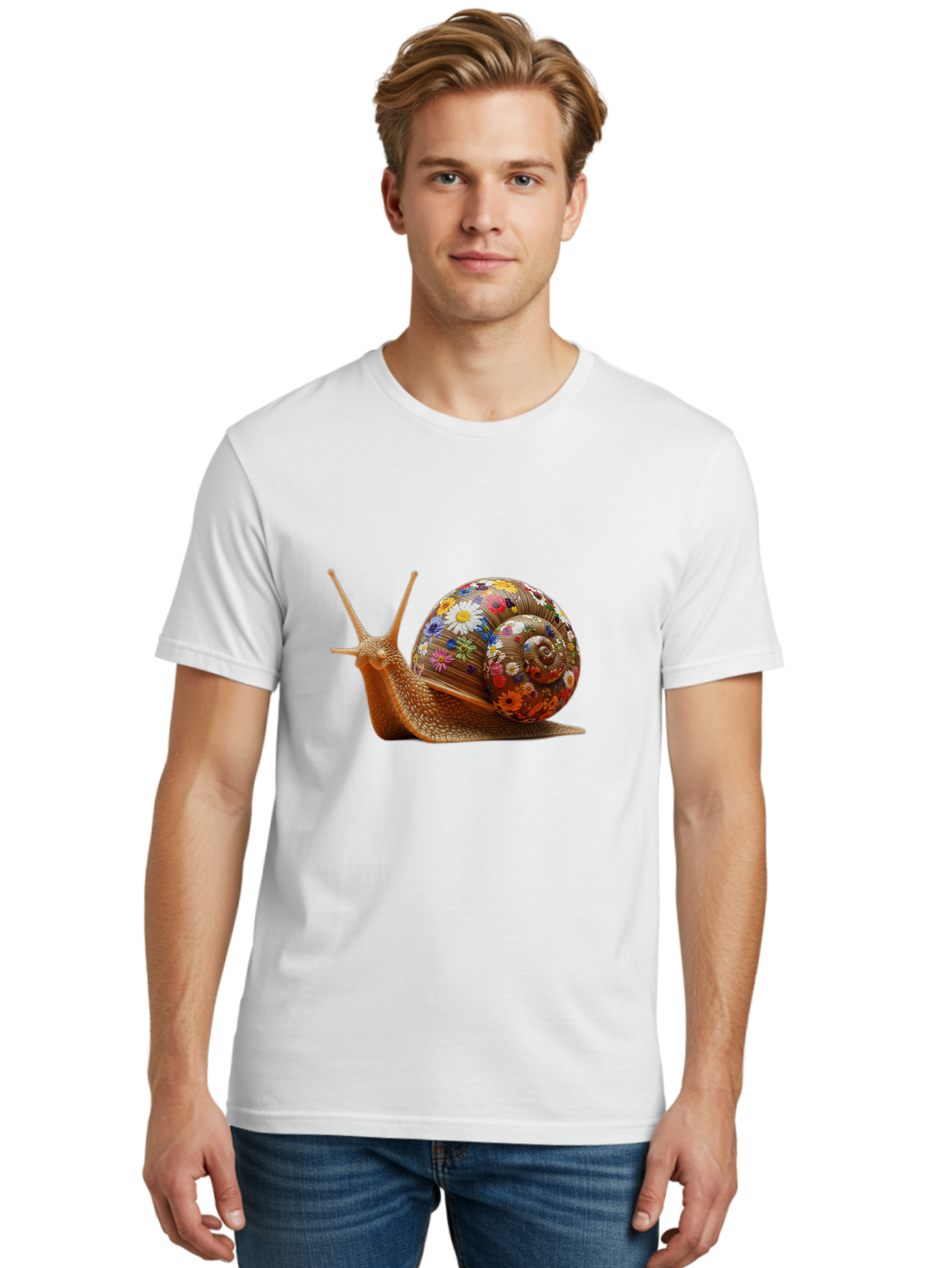 Floral-Snail-4 Men'S Graphic Tee, 100% Cotton, Comfortable Casual Summer Wear, Machine Washable, Vintage Camera, Old Camera, Antique Camera, Black Camera, Classic Photography, Photography Equipment, Nostalgic Device, Film Camera, Camera Art Bag466