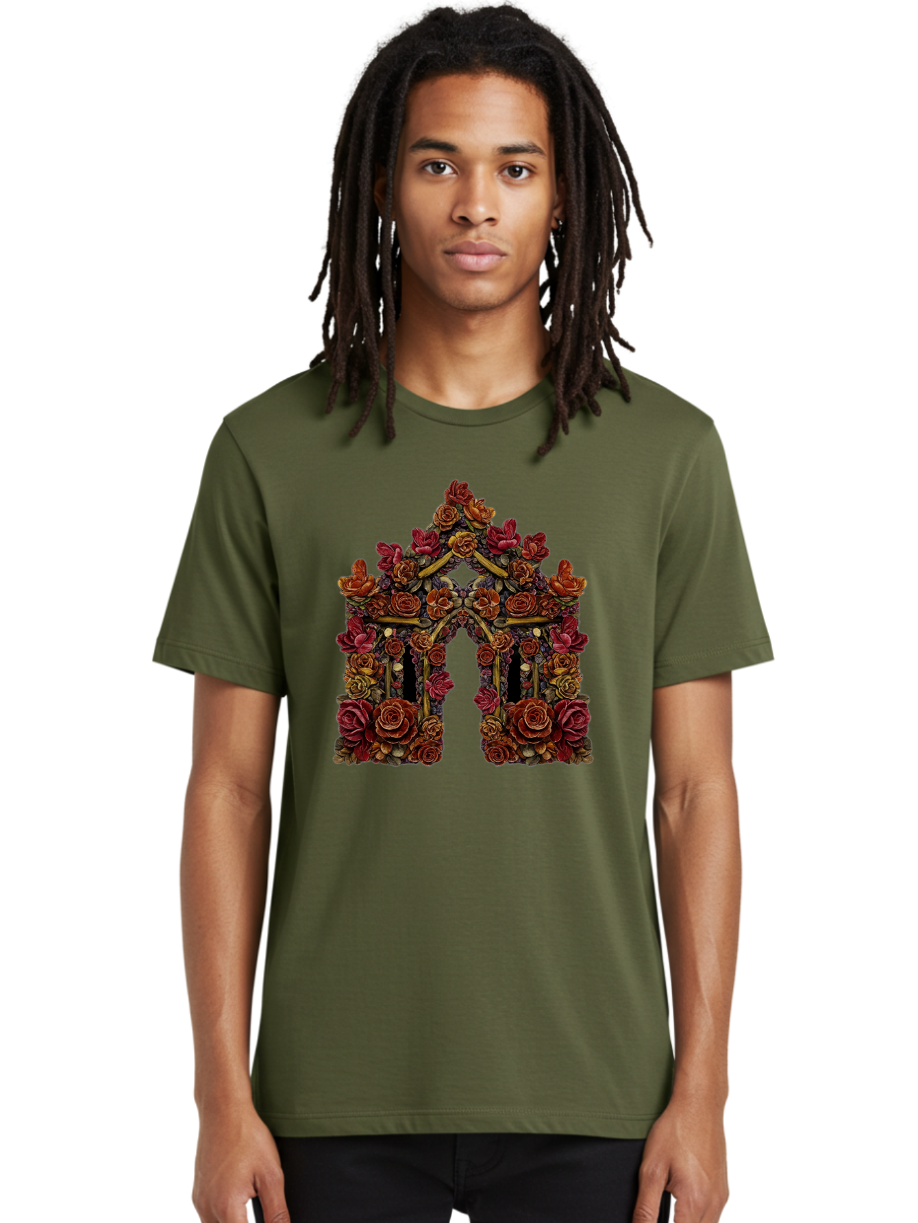 Flower-Gate Men'S Graphic Tee, 100% Cotton, Comfortable Casual Summer Wear, Machine Washable, Vintage Camera, Old Camera, Antique Camera, Black Camera, Classic Photography, Photography Equipment, Nostalgic Device, Film Camera, Camera Art Bag470