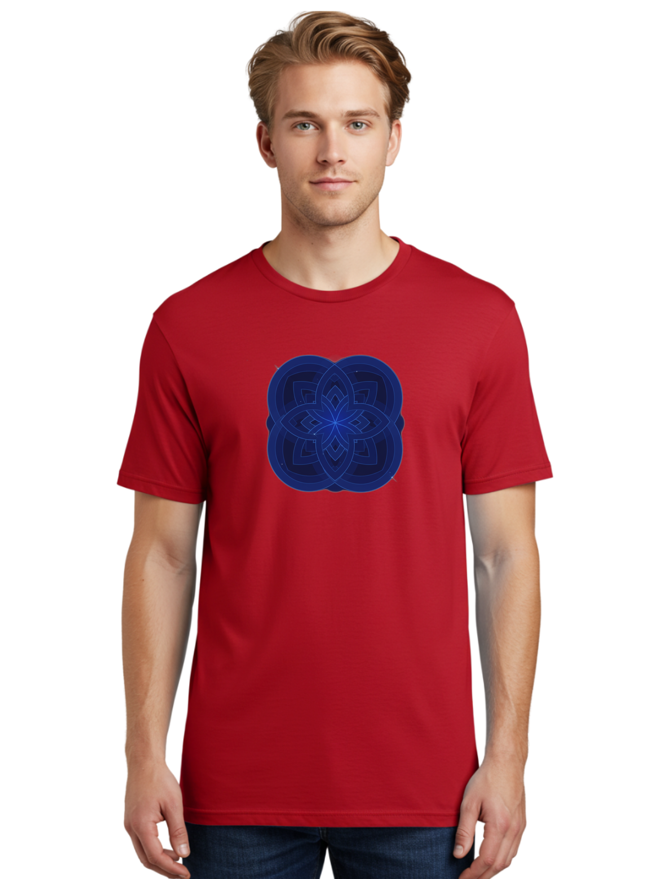 Flower-Mandala-Design Men'S Graphic Tee, 100% Cotton, Comfortable Casual Summer Wear, Machine Washable, Vintage Camera, Old Camera, Antique Camera, Black Camera, Classic Photography, Photography Equipment, Nostalgic Device, Film Camera, Bag471