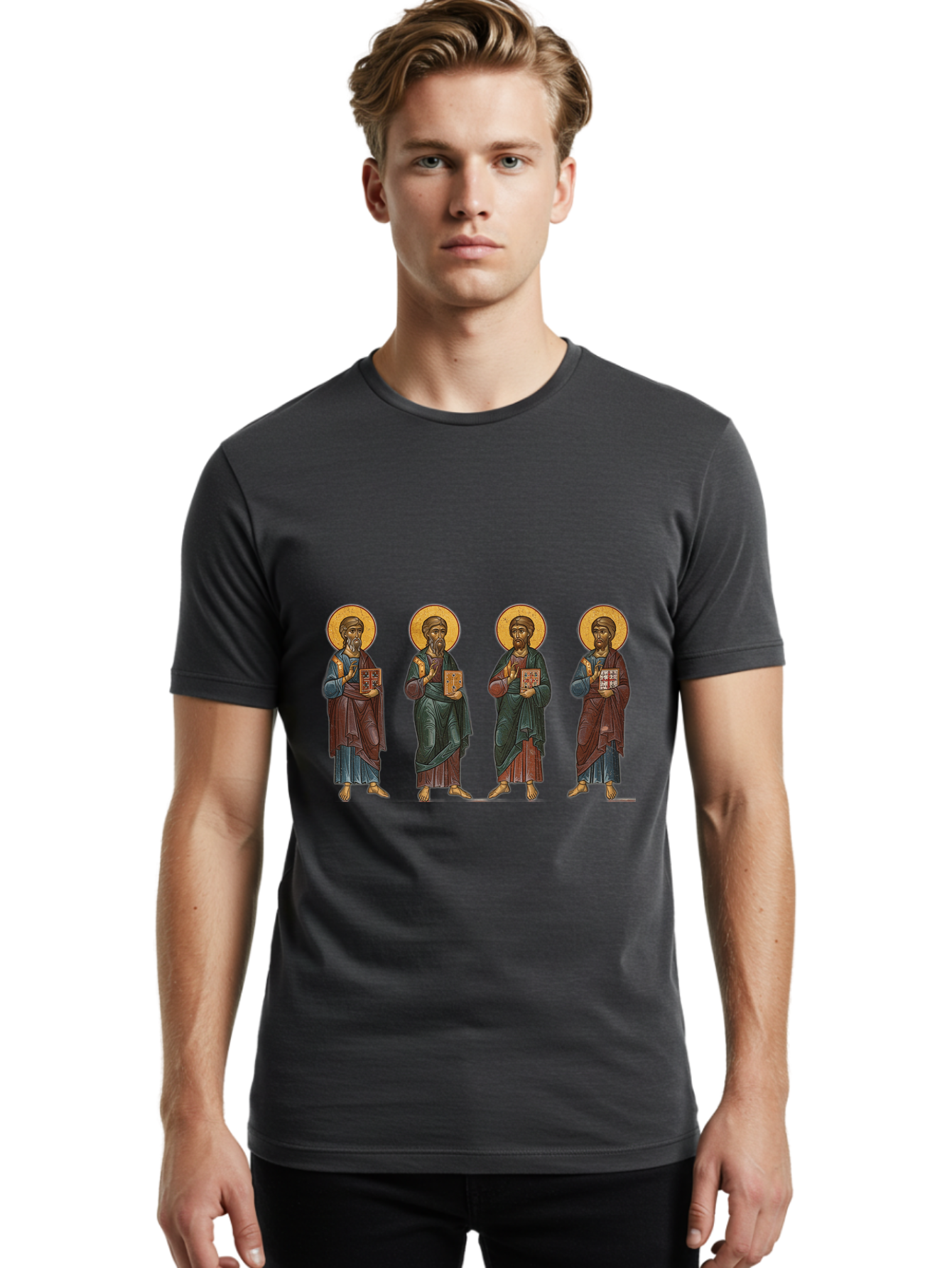Four-Apostles Men'S Graphic Tee, 100% Cotton, Comfortable Casual Summer Wear, Machine Washable, Vintage Camera, Old Camera, Antique Camera, Black Camera, Classic Photography, Photography Equipment, Nostalgic Device, Film Camera, Camera Art Bag488