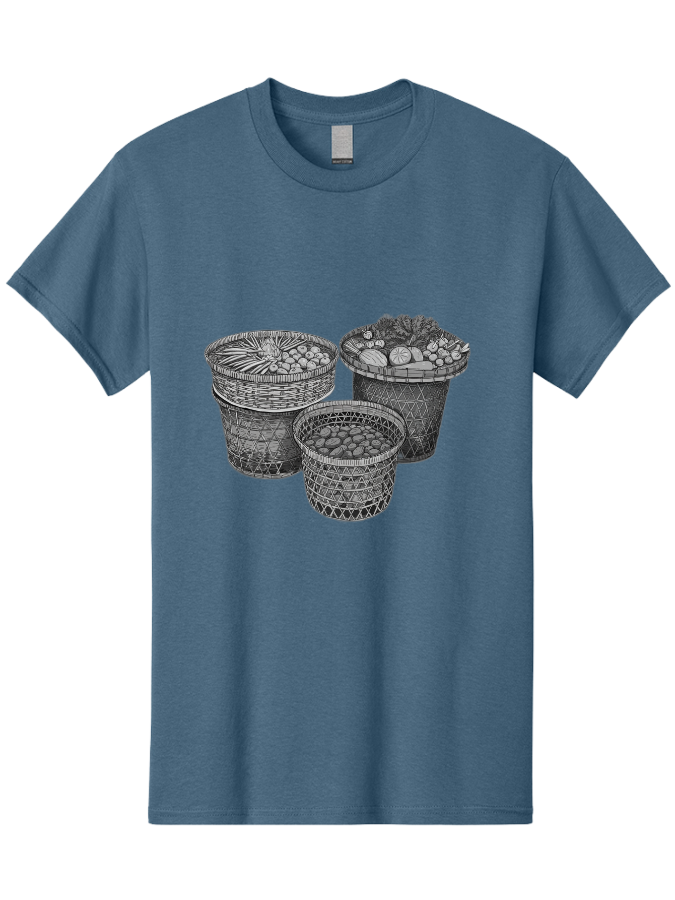 Fruit-And-Vegetable-Baskets Men'S Graphic Tee, 100% Cotton, Comfortable Casual Summer Wear, Machine Washable, Vintage Camera, Old Camera, Antique Camera, Black Camera, Classic Photography, Photography Equipment, Nostalgic Device, Film Camera, Bag497