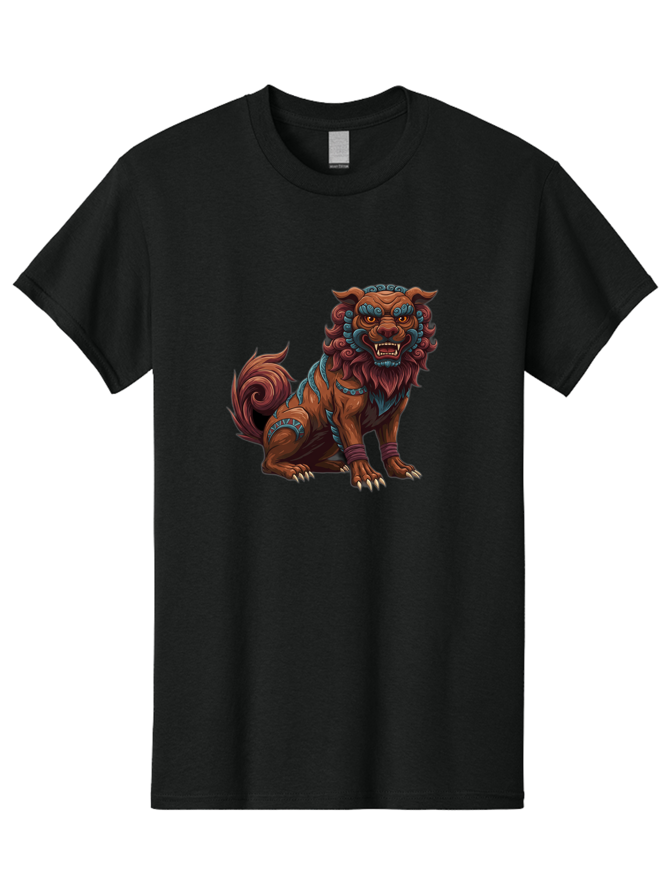 Fu-Dog-1 Men'S Graphic Tee, 100% Cotton, Comfortable Casual Summer Wear, Machine Washable, Vintage Camera, Old Camera, Antique Camera, Black Camera, Classic Photography, Photography Equipment, Nostalgic Device, Film Camera, Camera Art Bag502