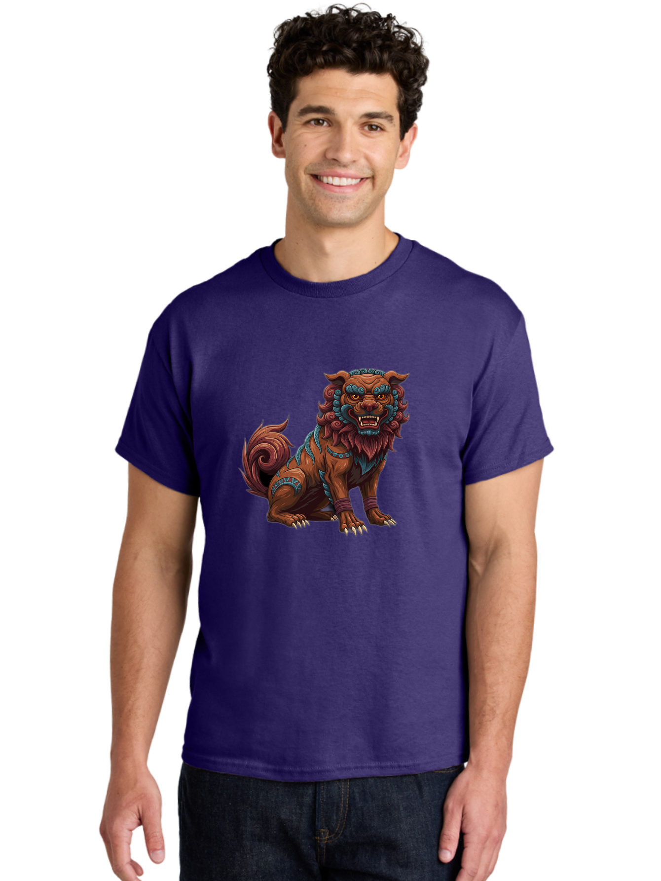 Fu-Dog-1 Men'S Graphic Tee, 100% Cotton, Comfortable Casual Summer Wear, Machine Washable, Vintage Camera, Old Camera, Antique Camera, Black Camera, Classic Photography, Photography Equipment, Nostalgic Device, Film Camera, Camera Art Bag502