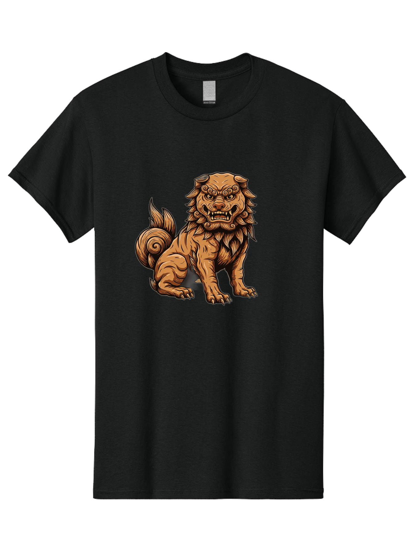 Fu-Dog-2 Men'S Graphic Tee, 100% Cotton, Comfortable Casual Summer Wear, Machine Washable, Vintage Camera, Old Camera, Antique Camera, Black Camera, Classic Photography, Photography Equipment, Nostalgic Device, Film Camera, Camera Art Bag503