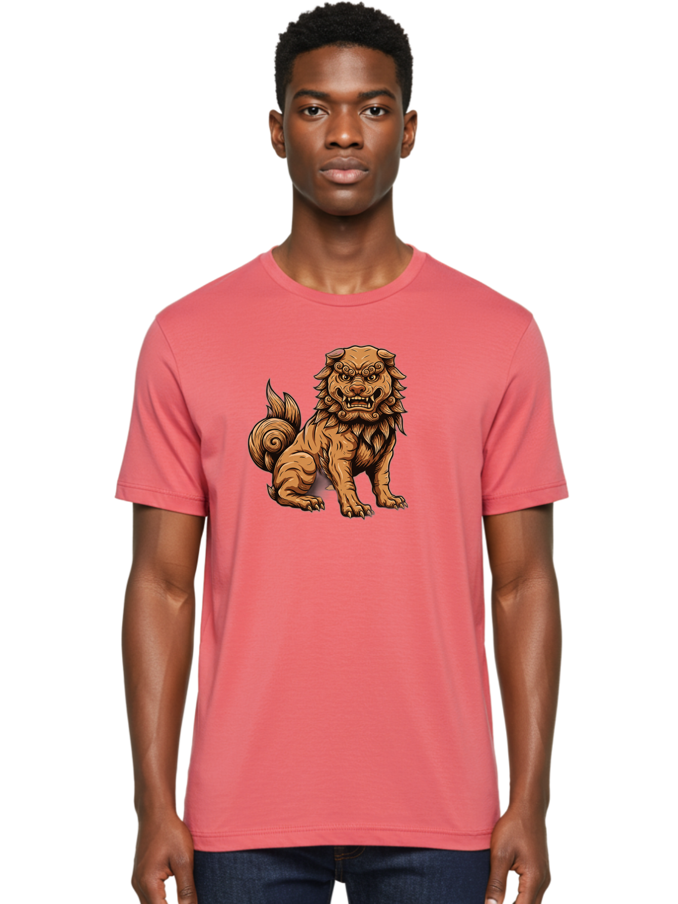 Fu-Dog-2 Men'S Graphic Tee, 100% Cotton, Comfortable Casual Summer Wear, Machine Washable, Vintage Camera, Old Camera, Antique Camera, Black Camera, Classic Photography, Photography Equipment, Nostalgic Device, Film Camera, Camera Art Bag503