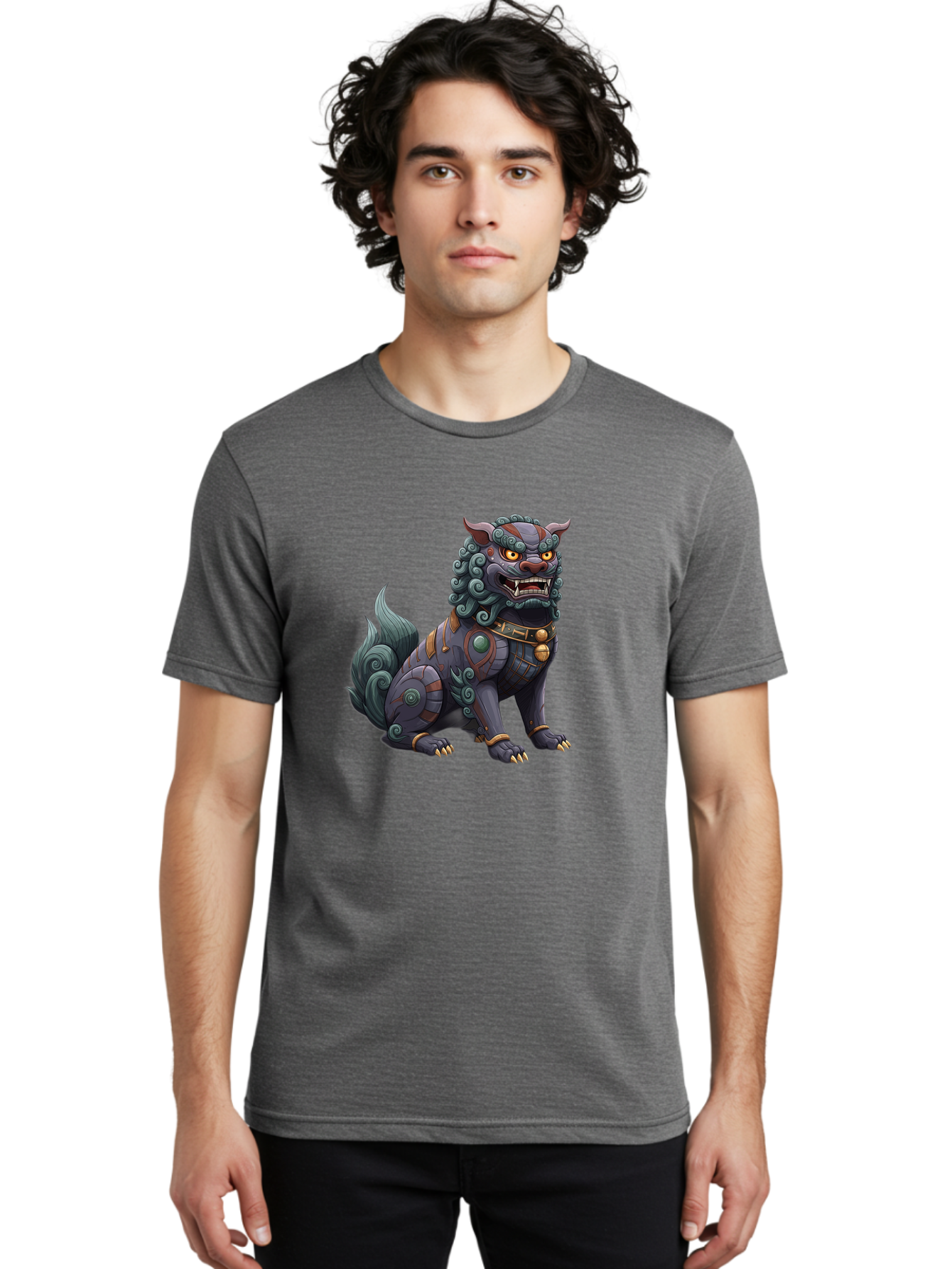 Fu-Dog-3 Men'S Graphic Tee, 100% Cotton, Comfortable Casual Summer Wear, Machine Washable, Vintage Camera, Old Camera, Antique Camera, Black Camera, Classic Photography, Photography Equipment, Nostalgic Device, Film Camera, Camera Art Bag504