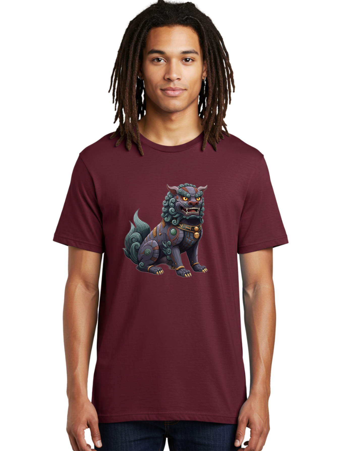 Fu-Dog-3 Men'S Graphic Tee, 100% Cotton, Comfortable Casual Summer Wear, Machine Washable, Vintage Camera, Old Camera, Antique Camera, Black Camera, Classic Photography, Photography Equipment, Nostalgic Device, Film Camera, Camera Art Bag504